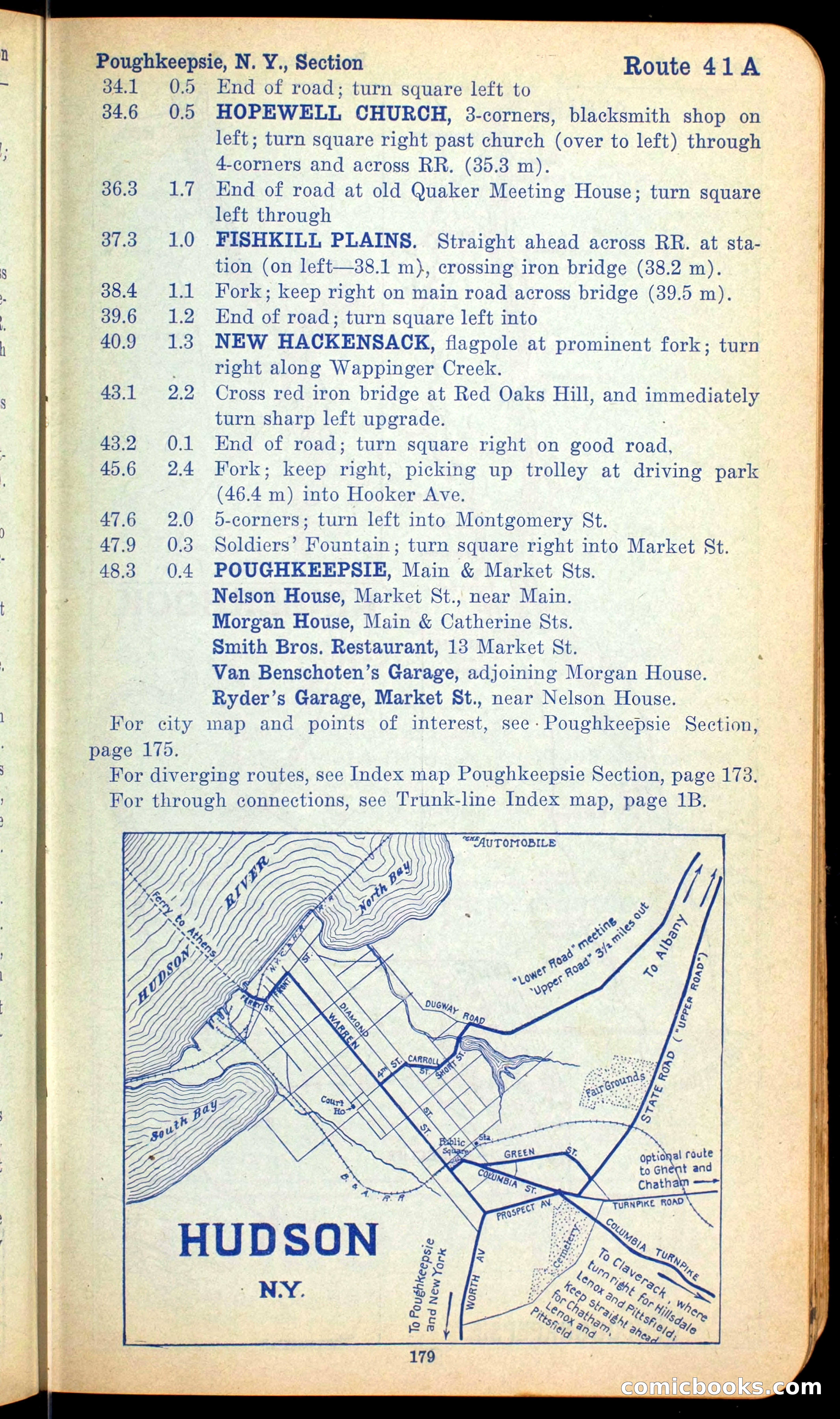 The Automobile Official Blue Book, 1910 — page 195 of 400