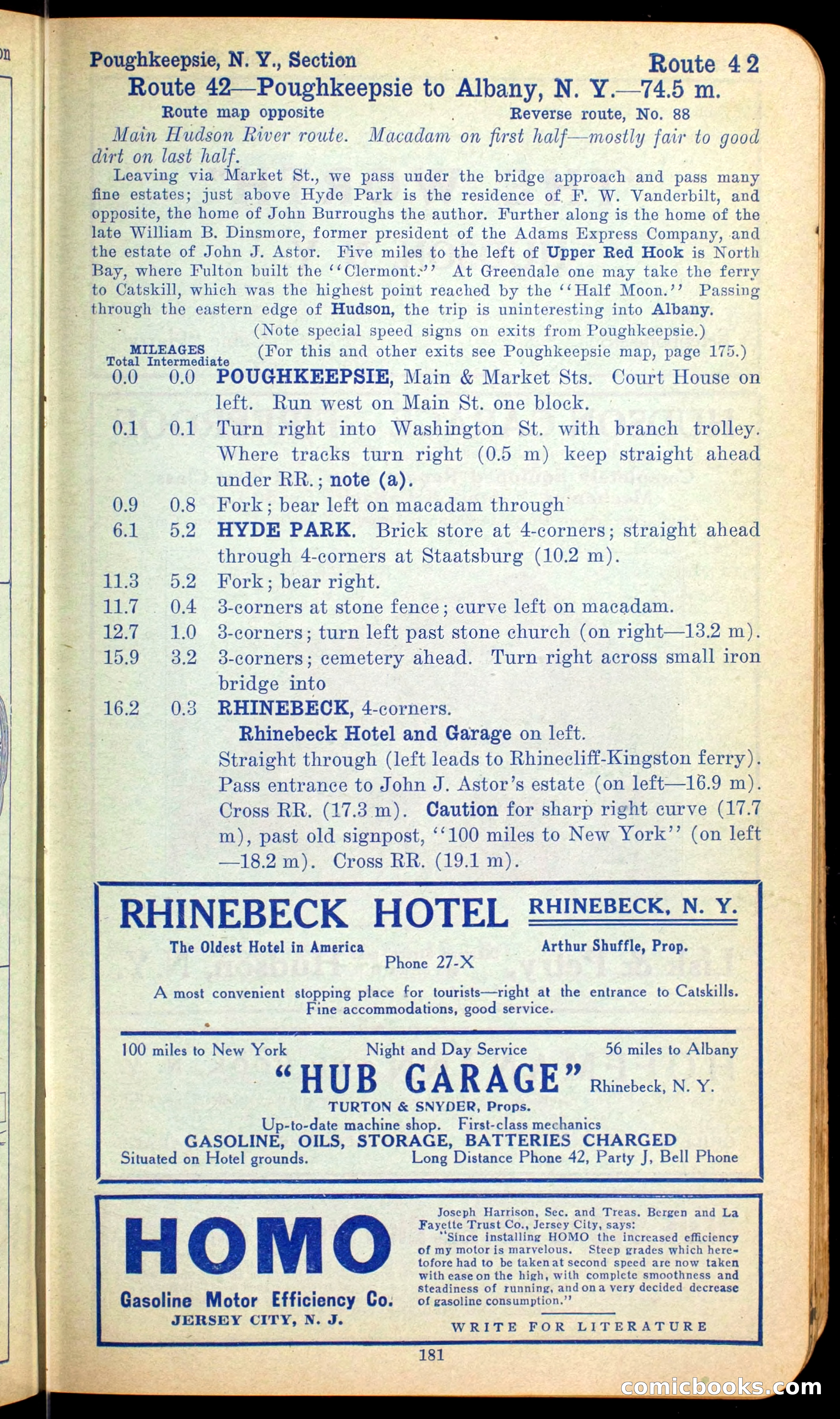 The Automobile Official Blue Book, 1910 — page 197 of 400
