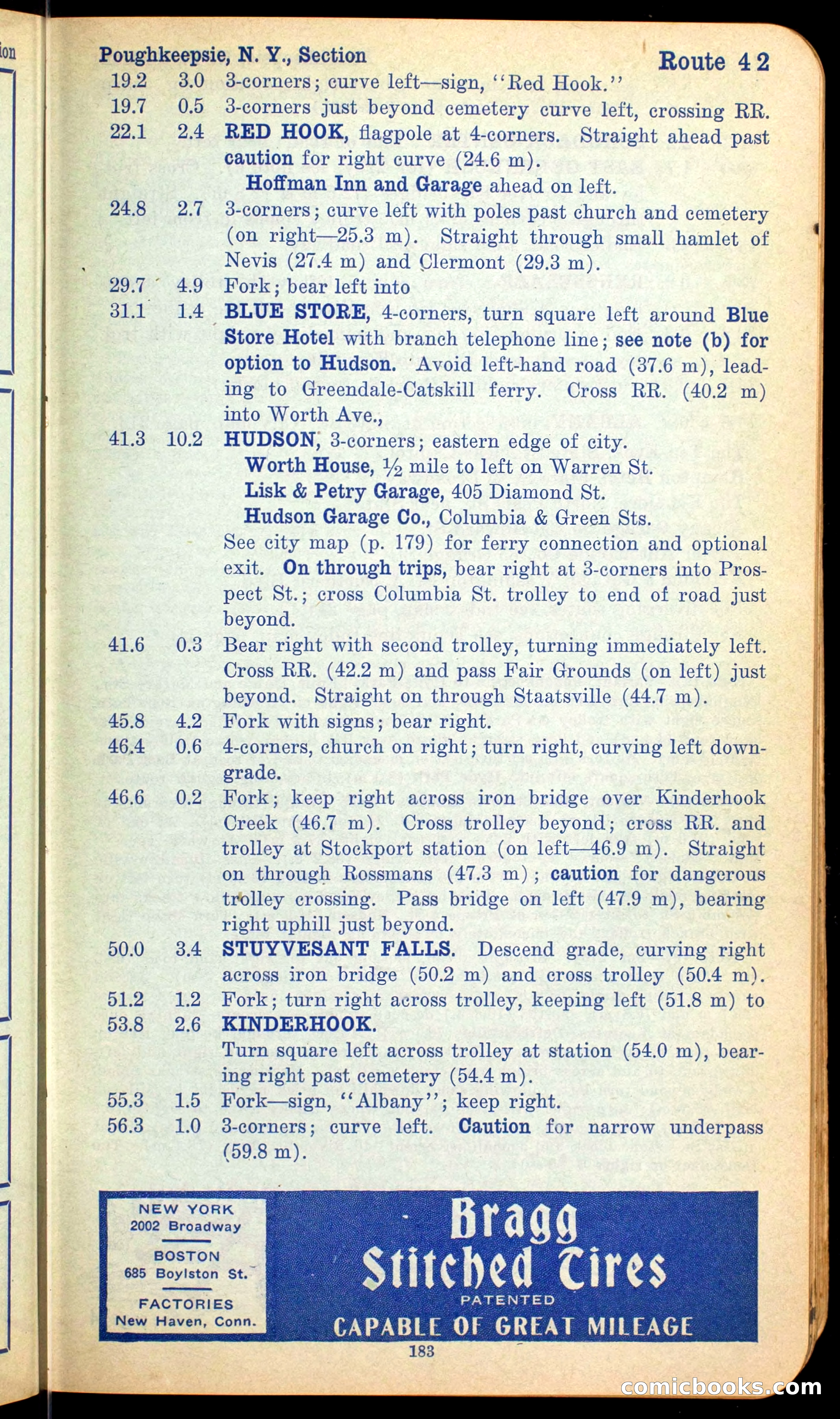 The Automobile Official Blue Book, 1910 — page 199 of 400