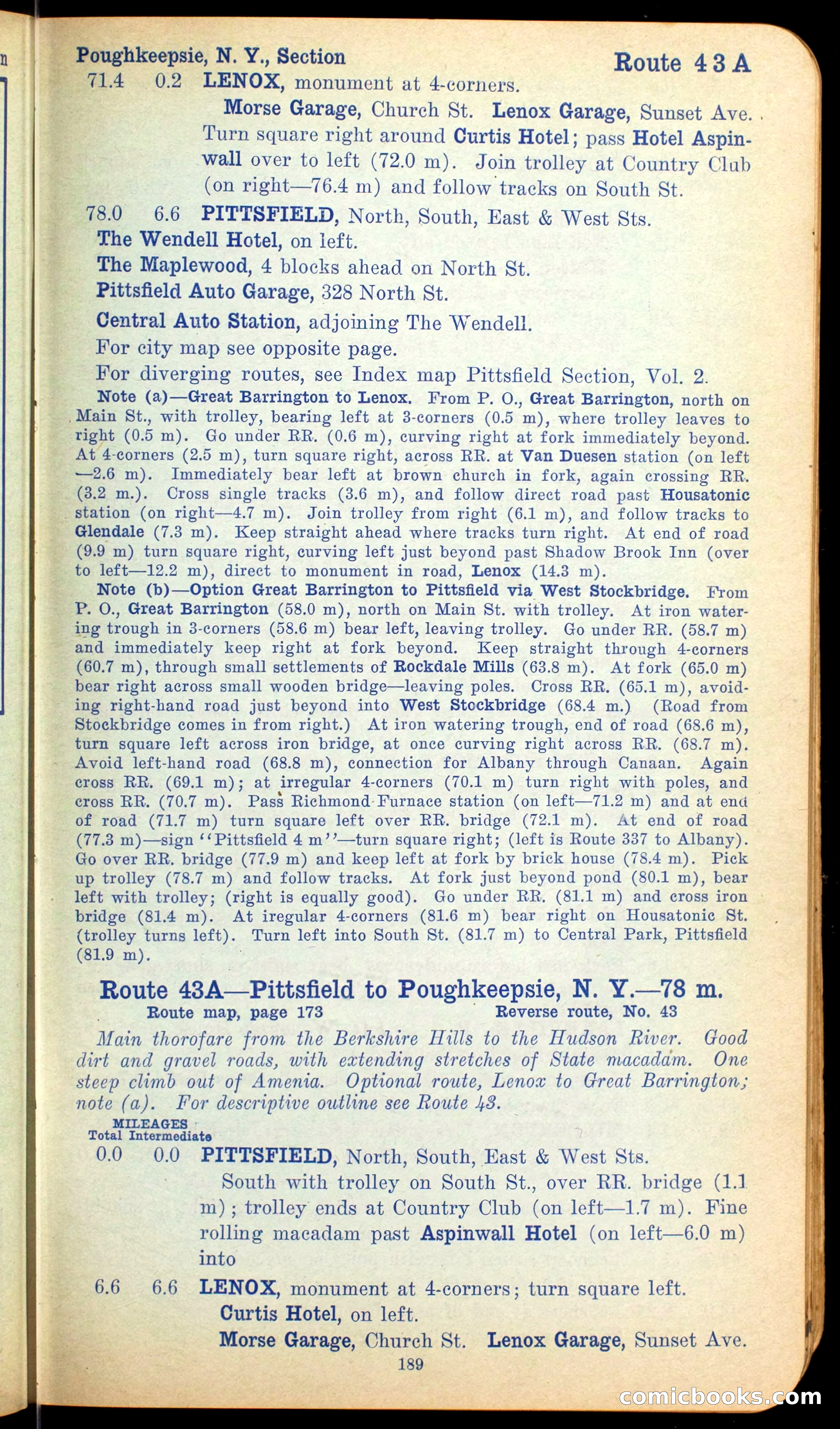 The Automobile Official Blue Book, 1910 — page 205 of 400