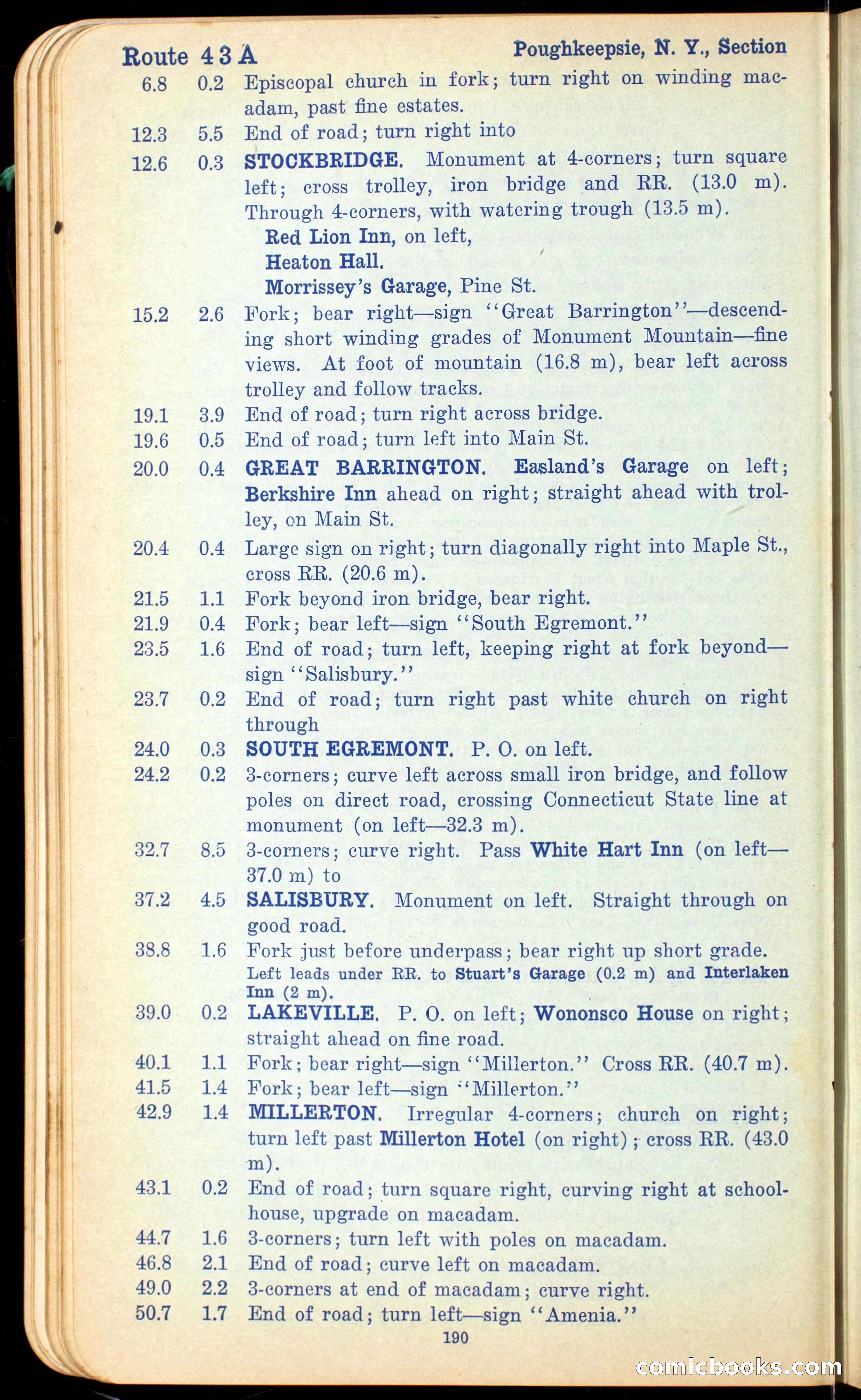 The Automobile Official Blue Book, 1910 — page 206 of 400