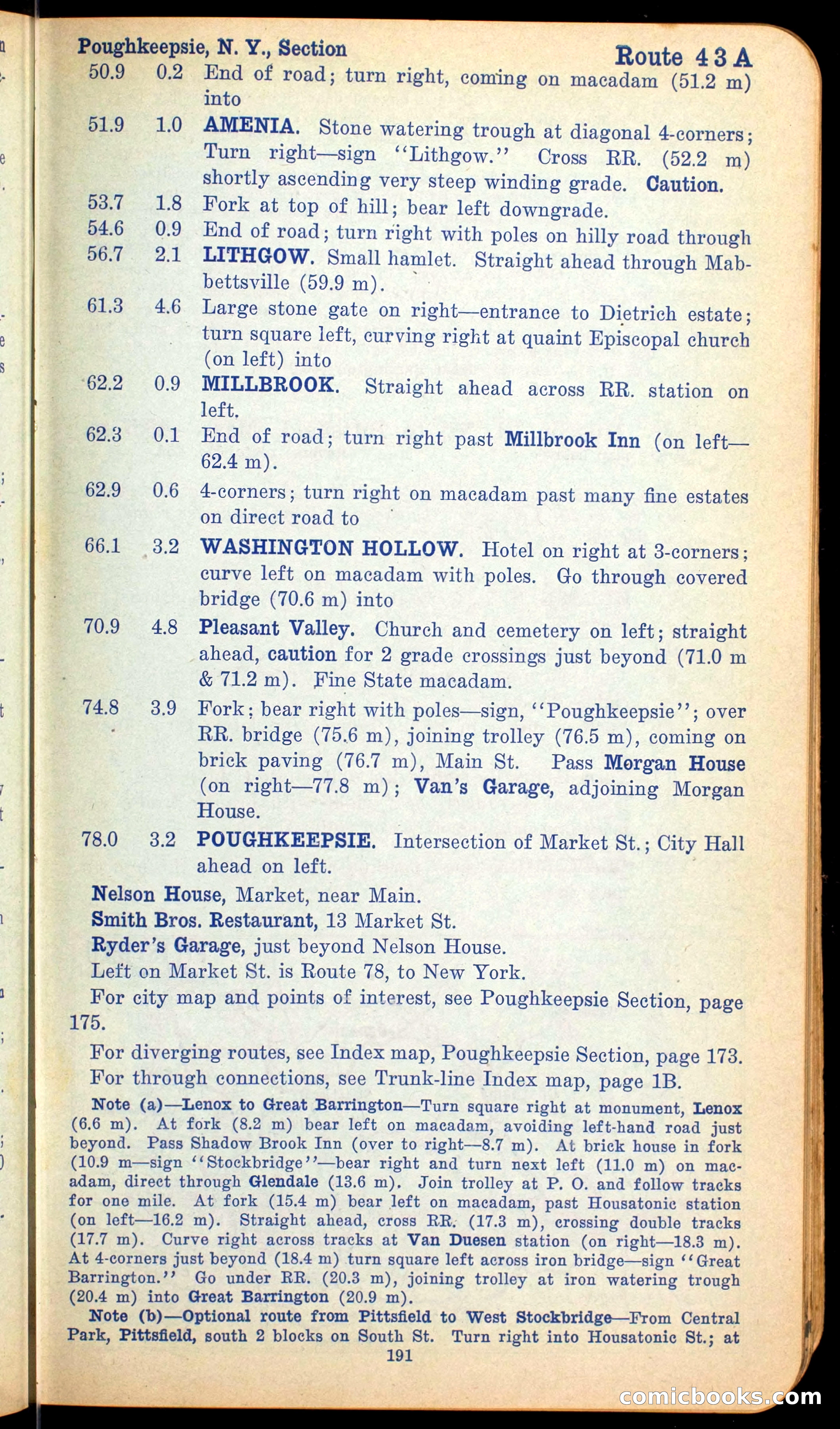 The Automobile Official Blue Book, 1910 — page 207 of 400