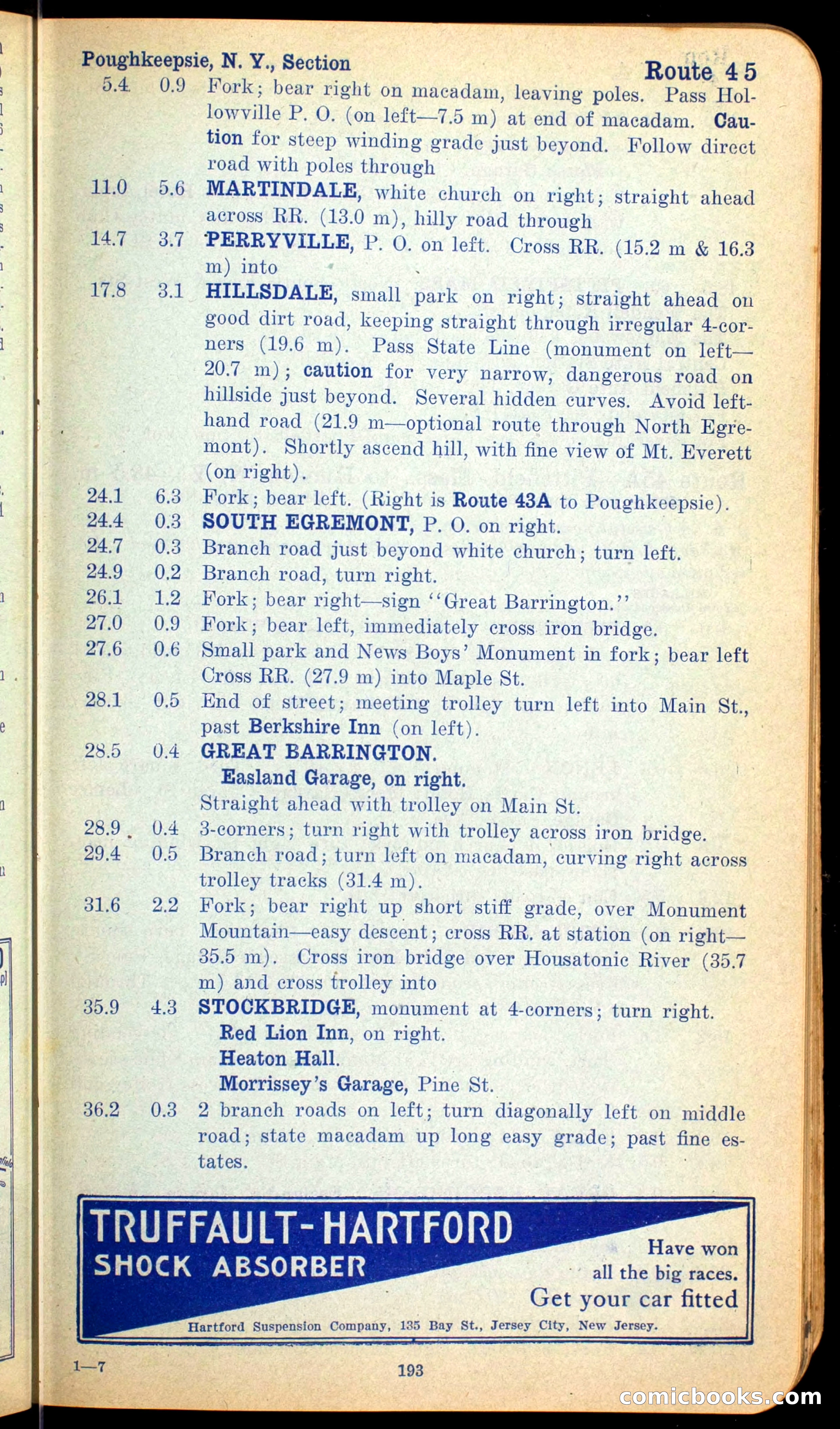 The Automobile Official Blue Book, 1910 — page 209 of 400