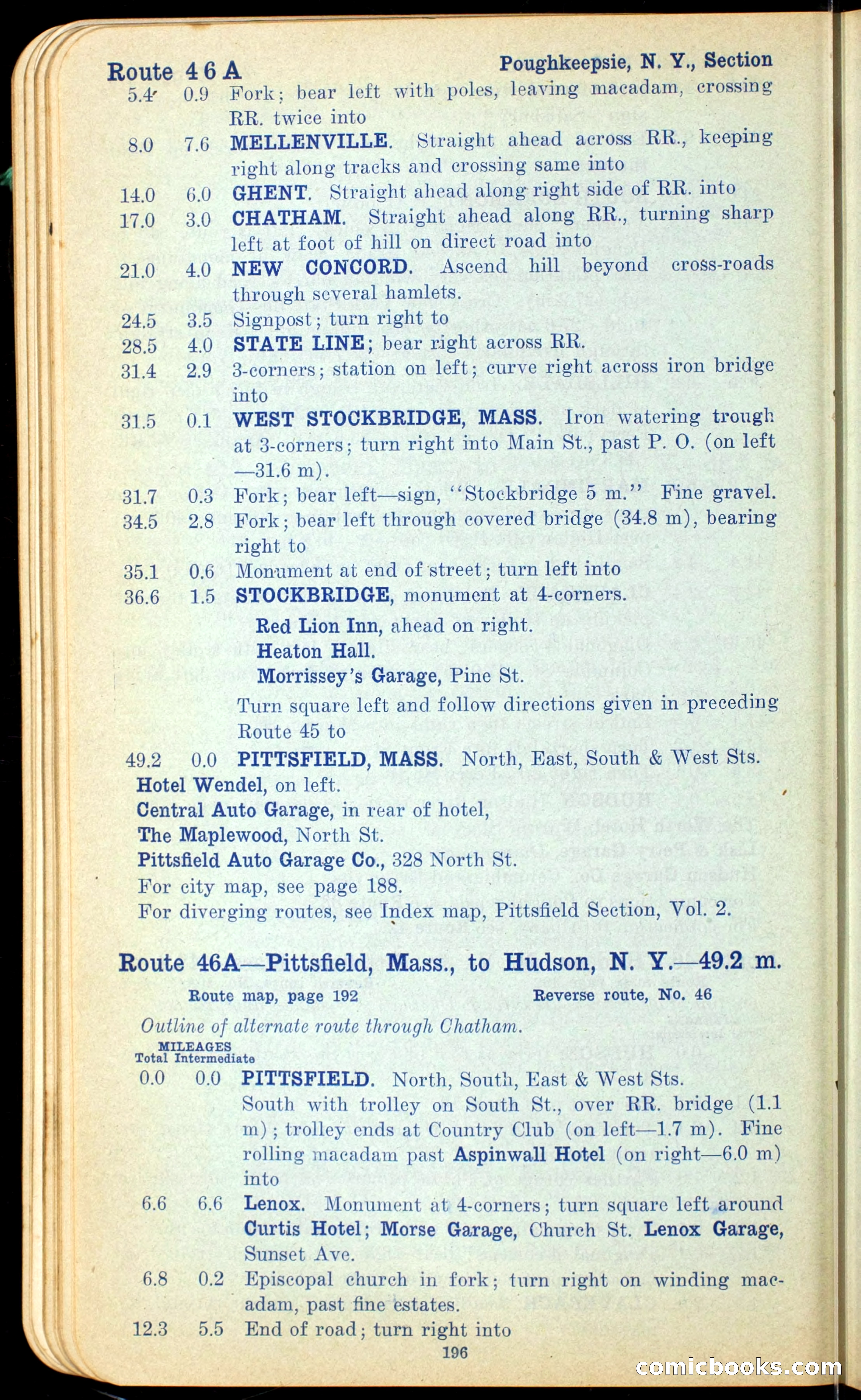 The Automobile Official Blue Book, 1910 — page 212 of 400