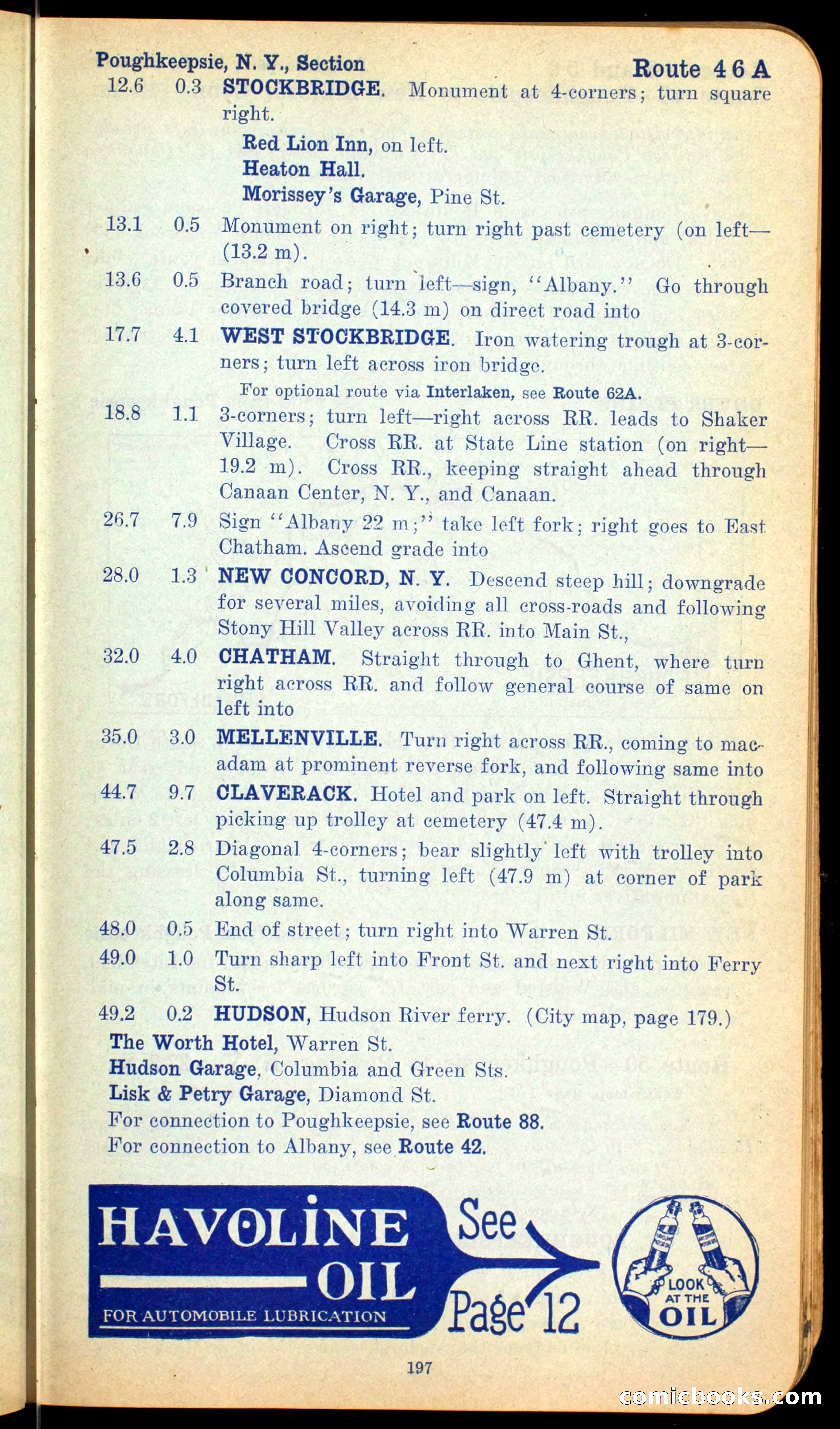 The Automobile Official Blue Book, 1910 — page 213 of 400
