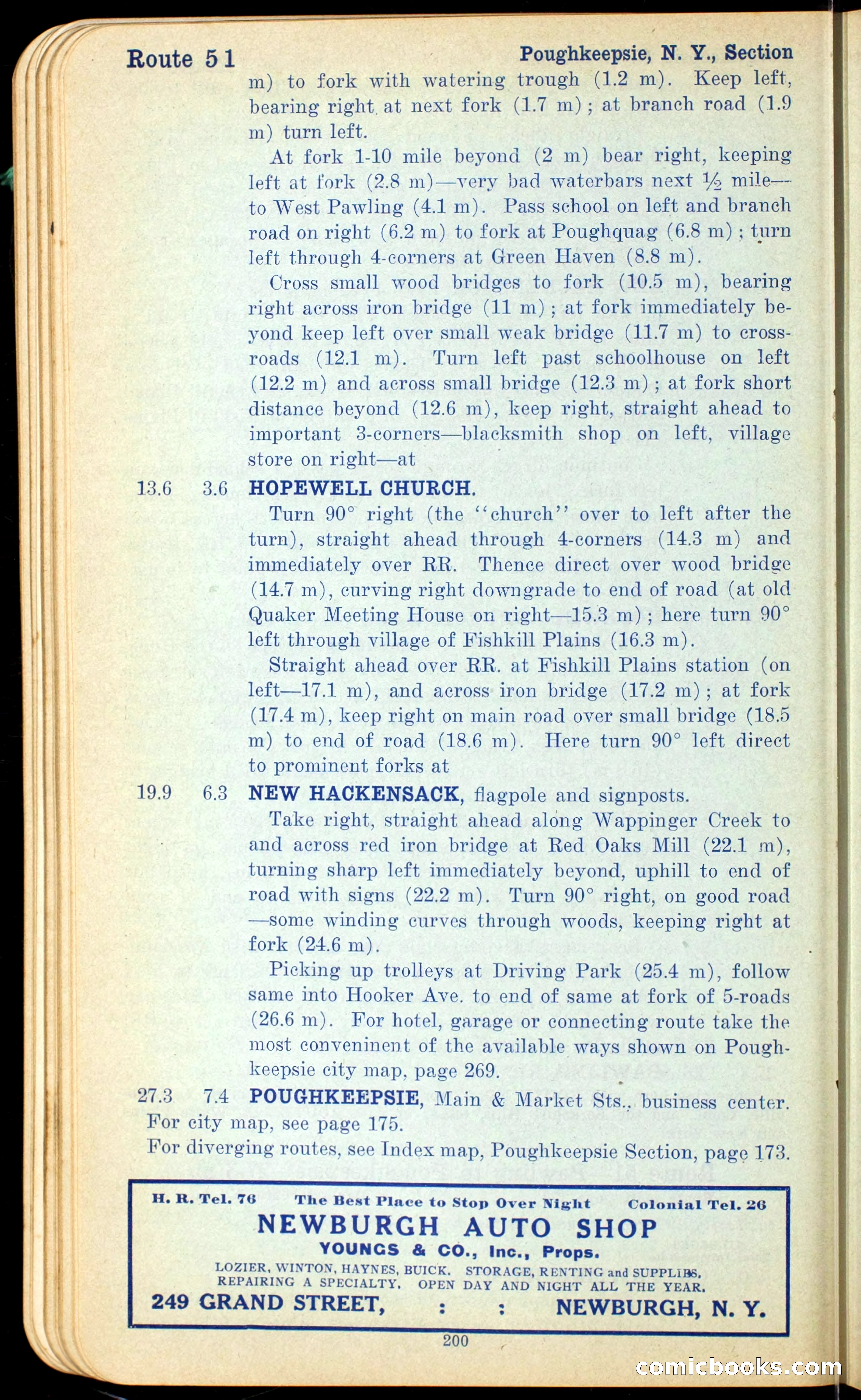 The Automobile Official Blue Book, 1910 — page 216 of 400