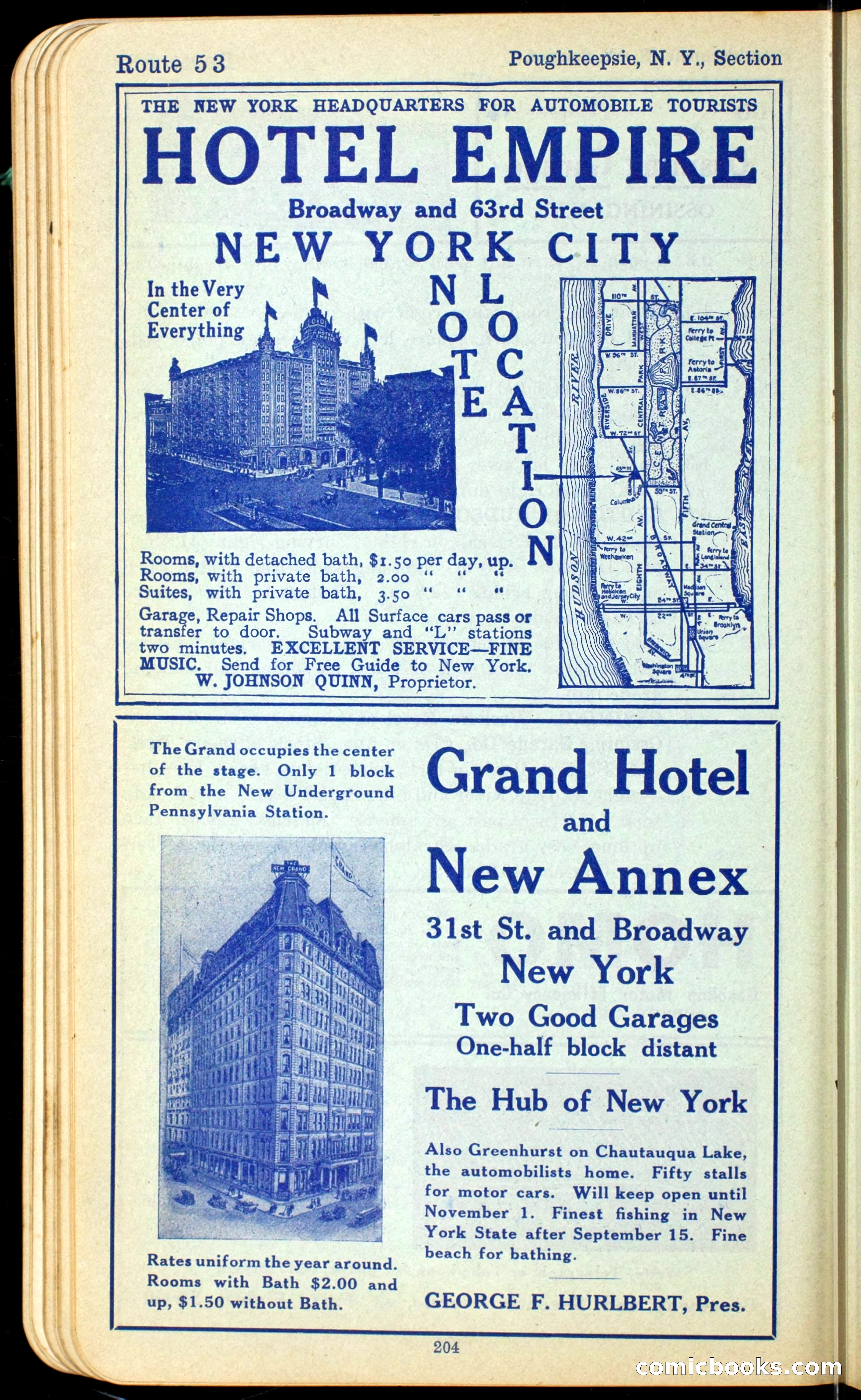 The Automobile Official Blue Book, 1910 — page 220 of 400