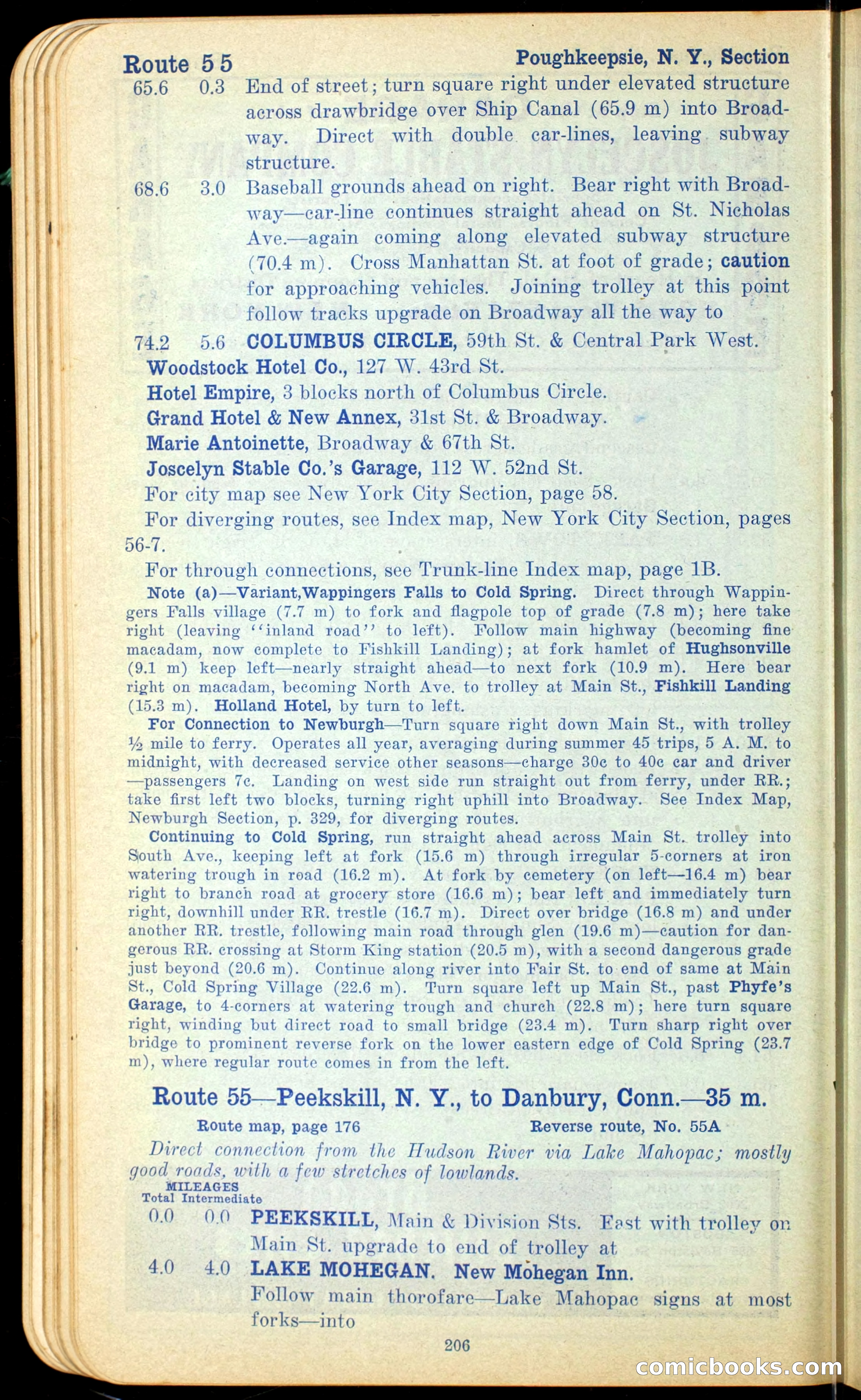 The Automobile Official Blue Book, 1910 — page 222 of 400