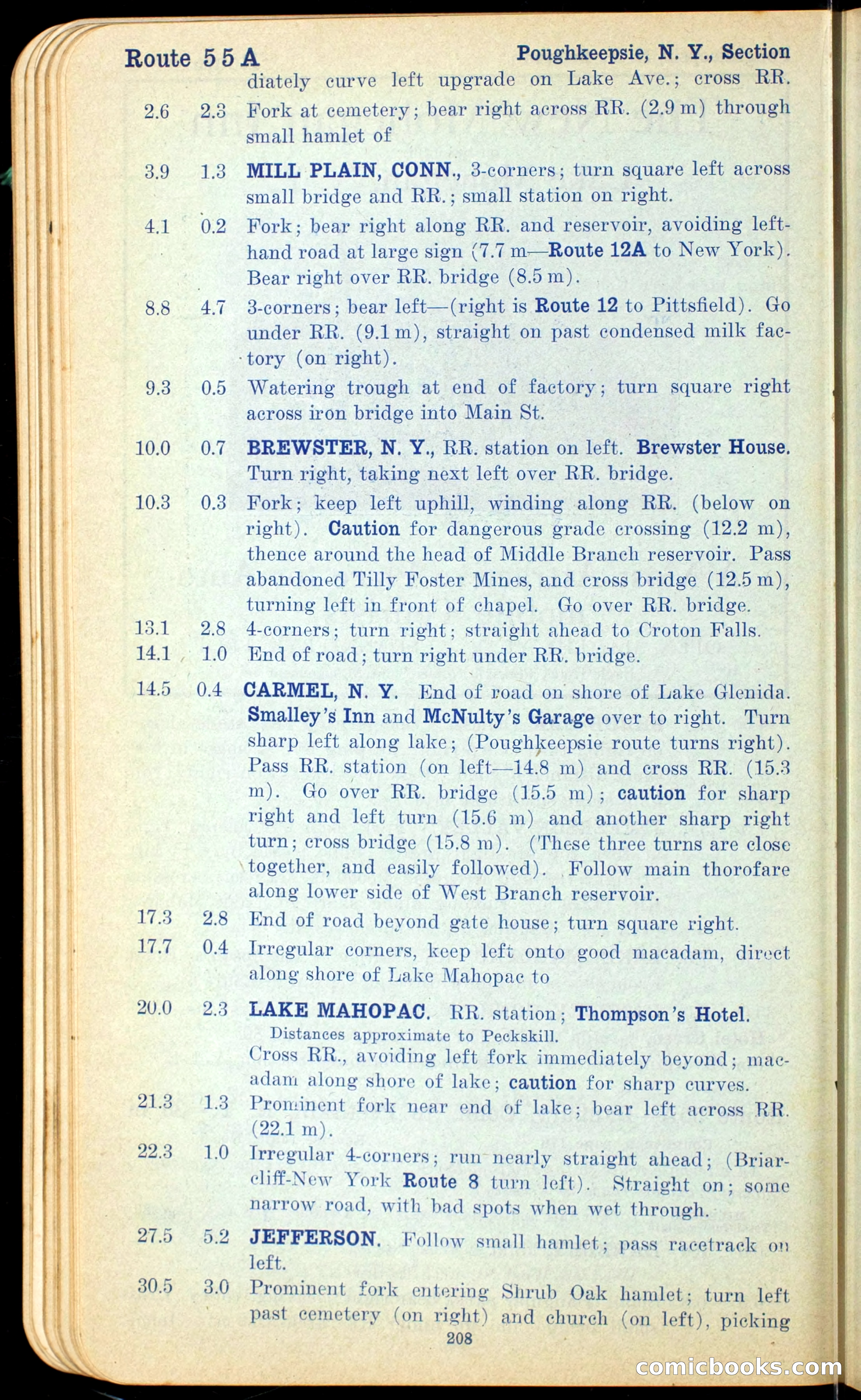 The Automobile Official Blue Book, 1910 — page 224 of 400