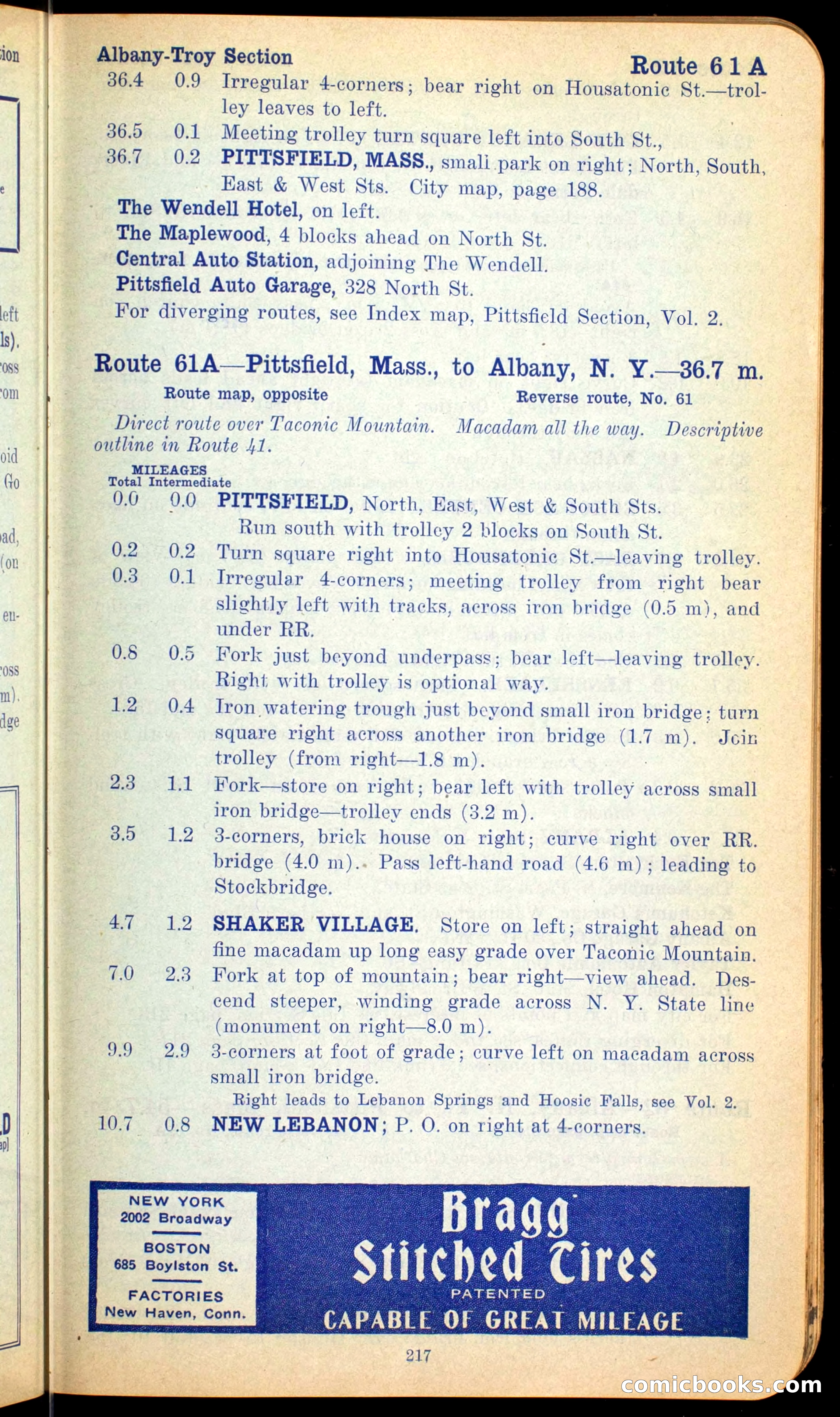 The Automobile Official Blue Book, 1910 — page 233 of 400