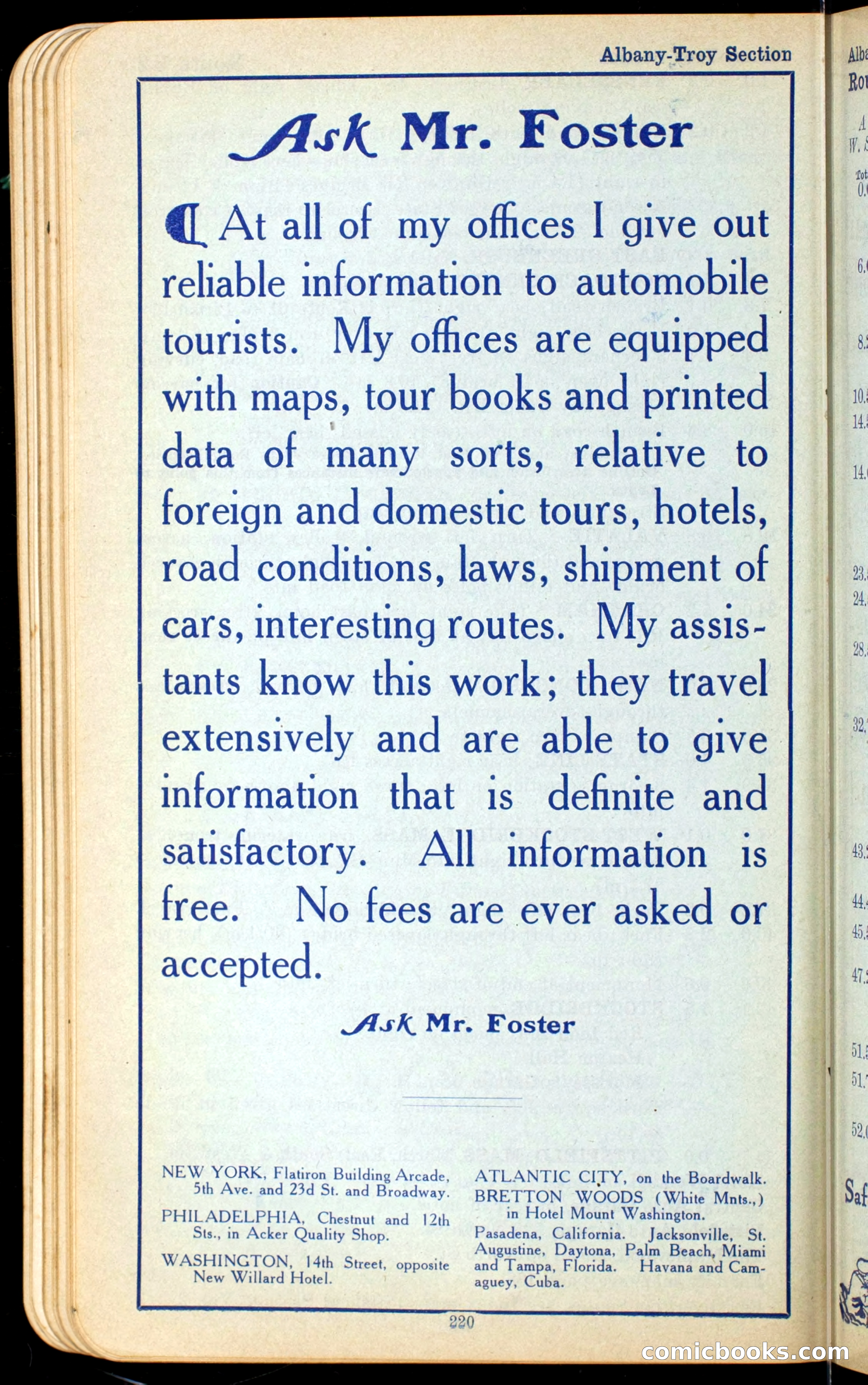 The Automobile Official Blue Book, 1910 — page 236 of 400