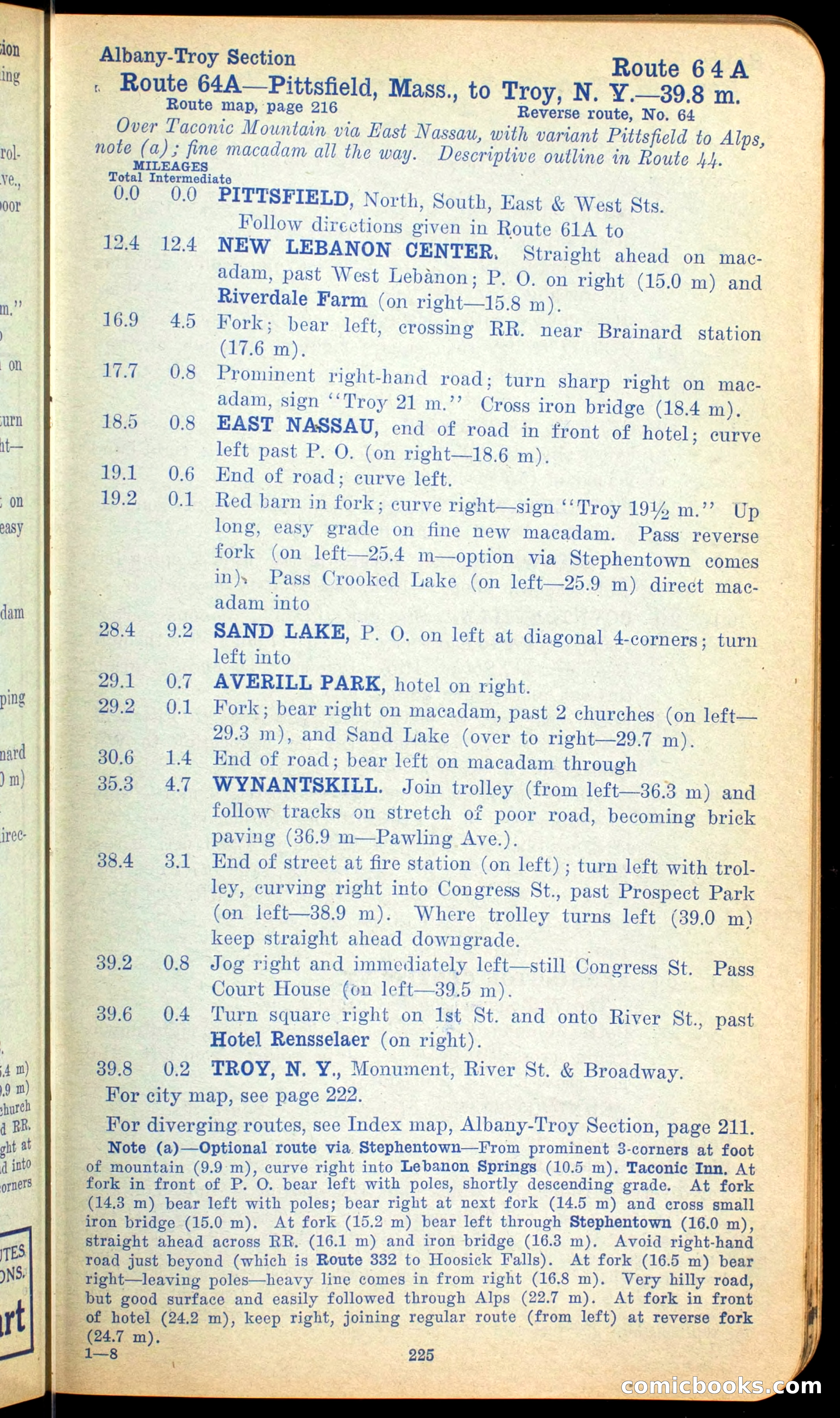 The Automobile Official Blue Book, 1910 — page 241 of 400