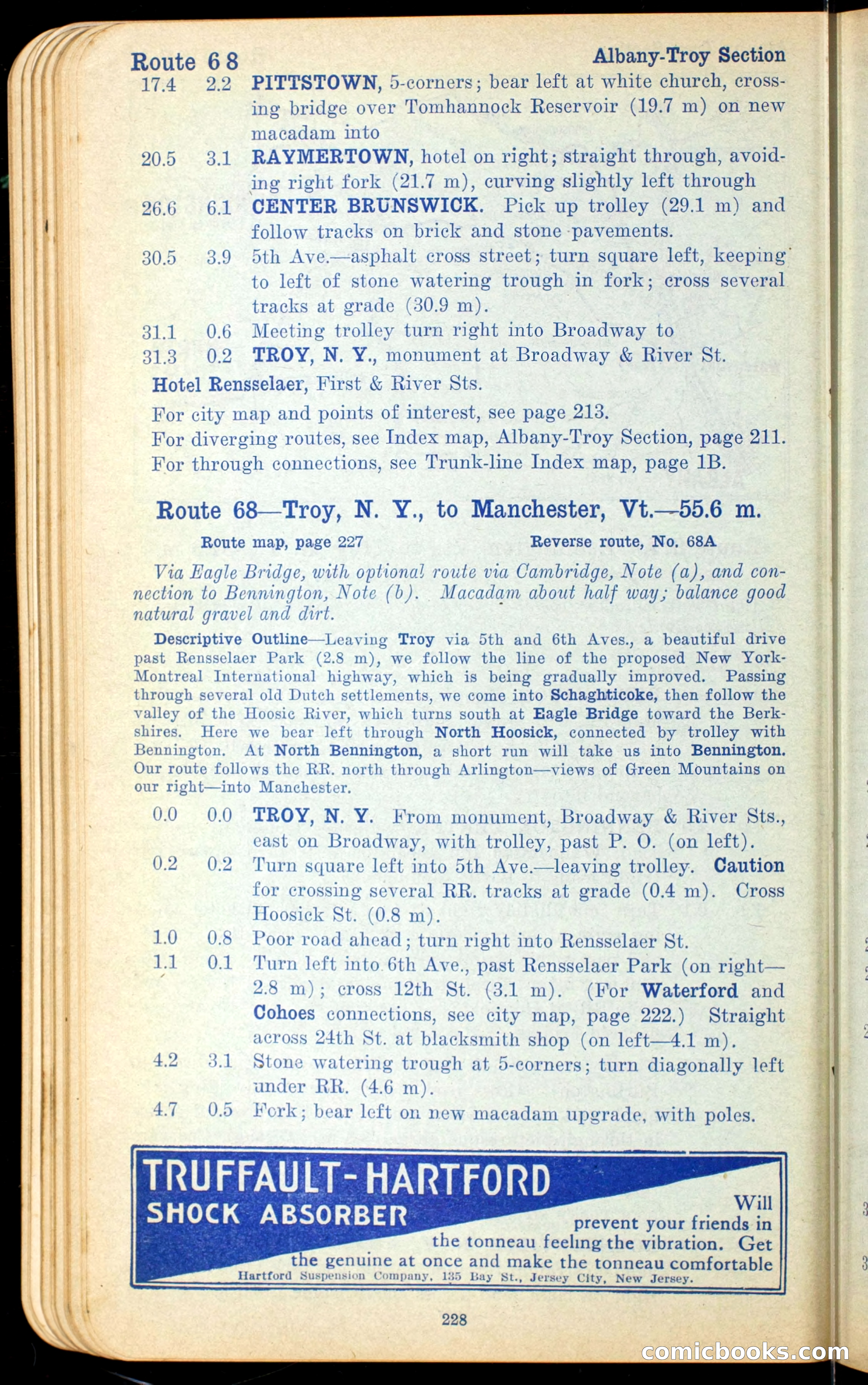 The Automobile Official Blue Book, 1910 — page 244 of 400