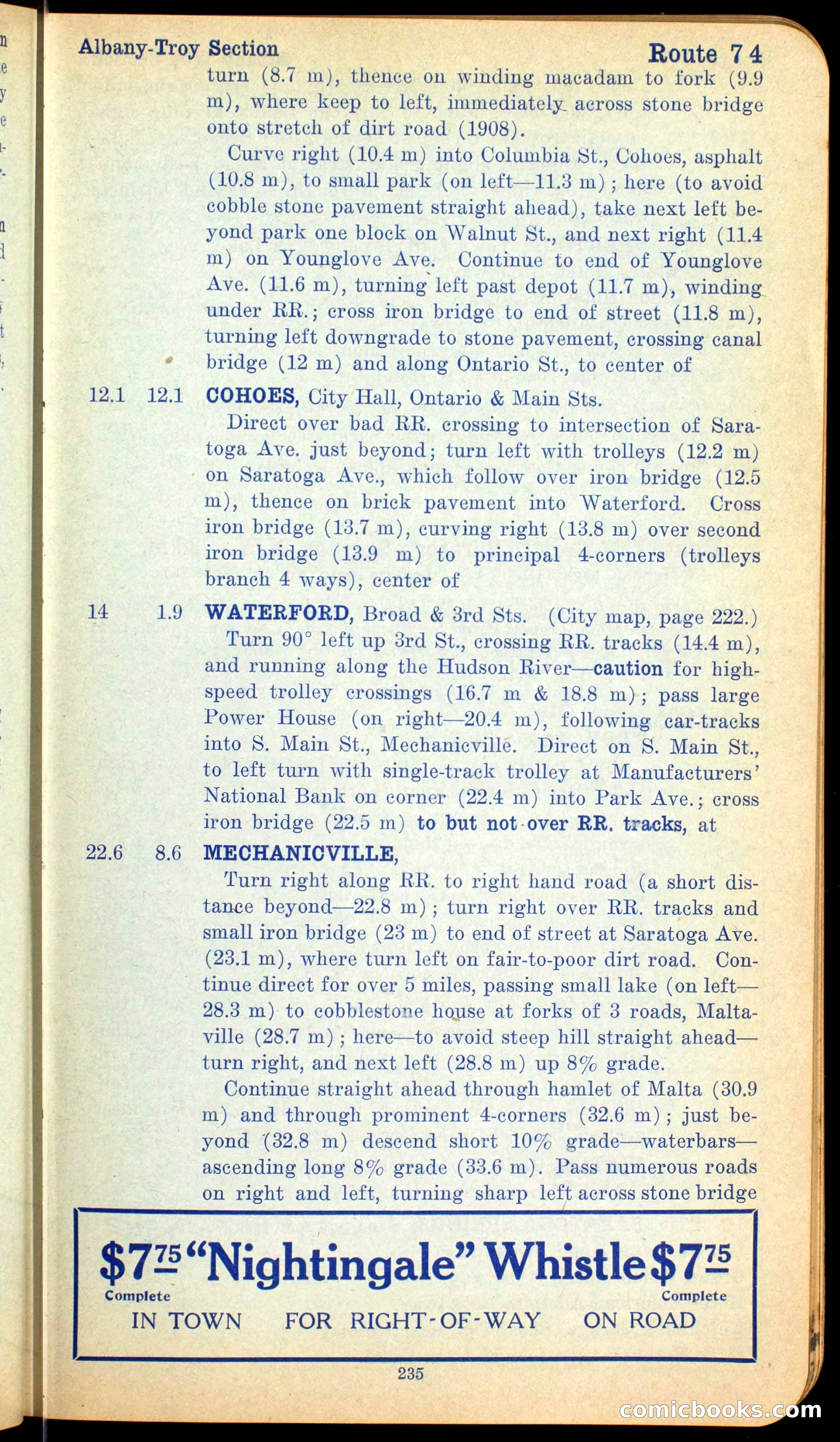 The Automobile Official Blue Book, 1910 — page 251 of 400