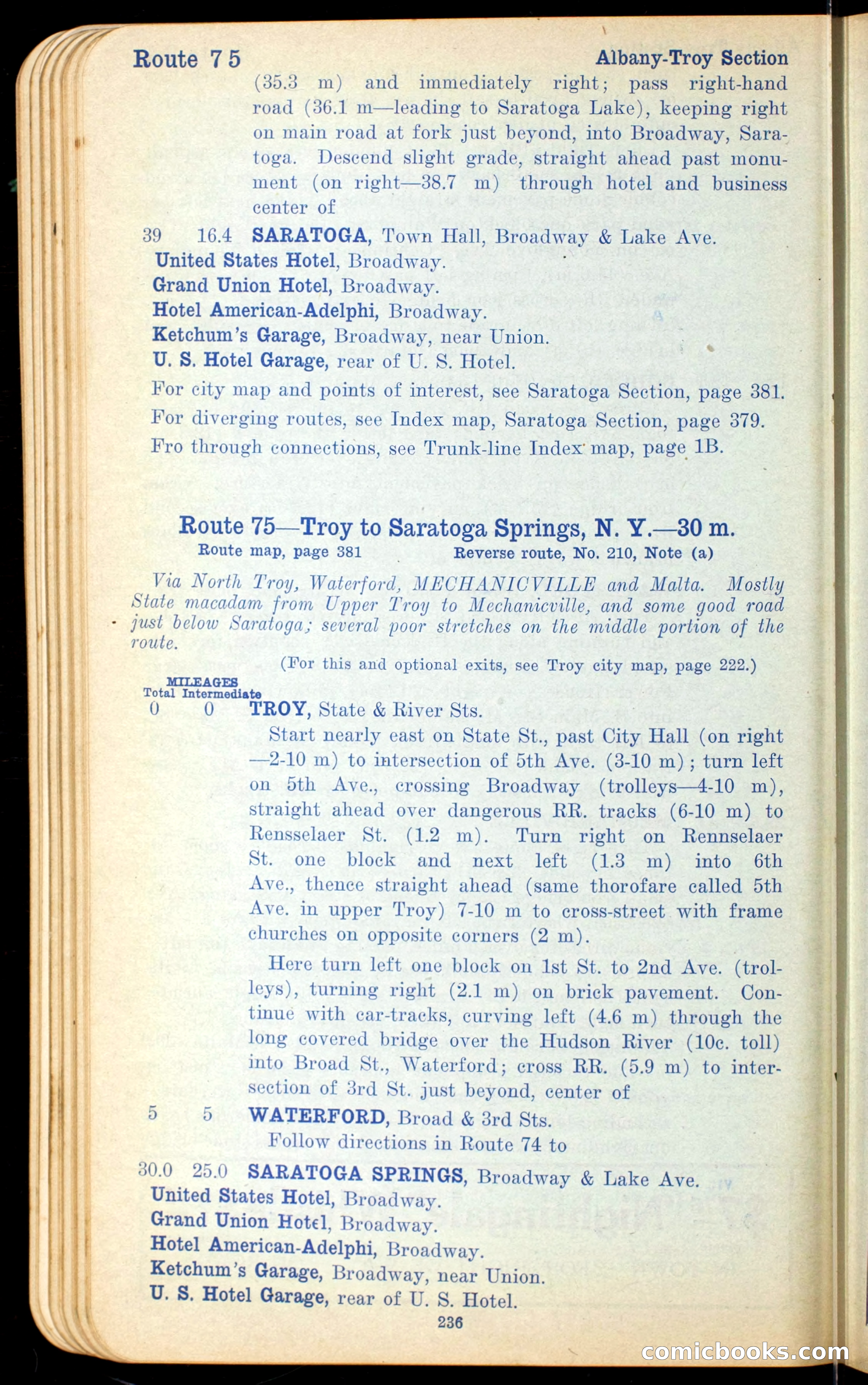 The Automobile Official Blue Book, 1910 — page 252 of 400