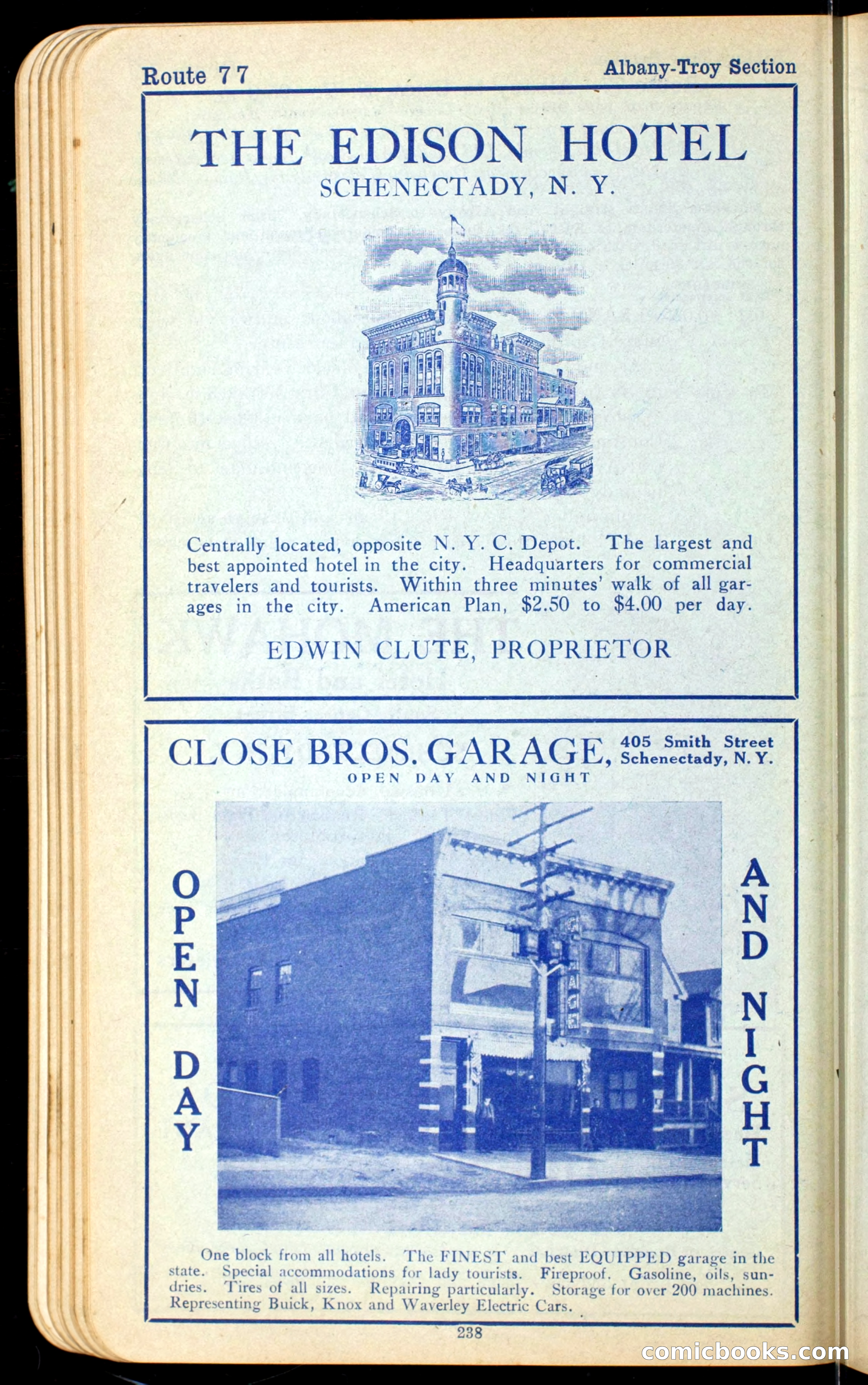 The Automobile Official Blue Book, 1910 — page 254 of 400