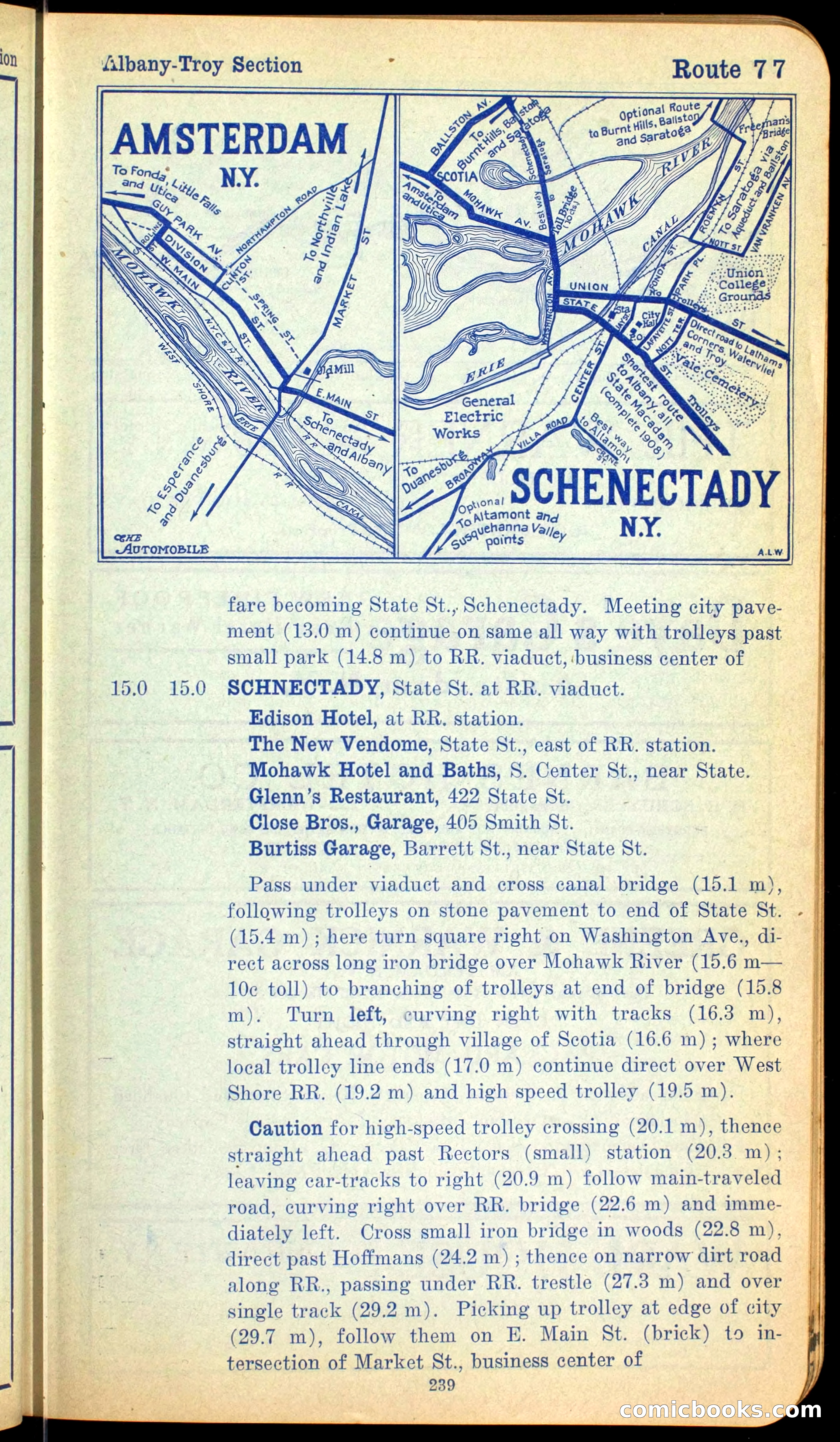 The Automobile Official Blue Book, 1910 — page 255 of 400