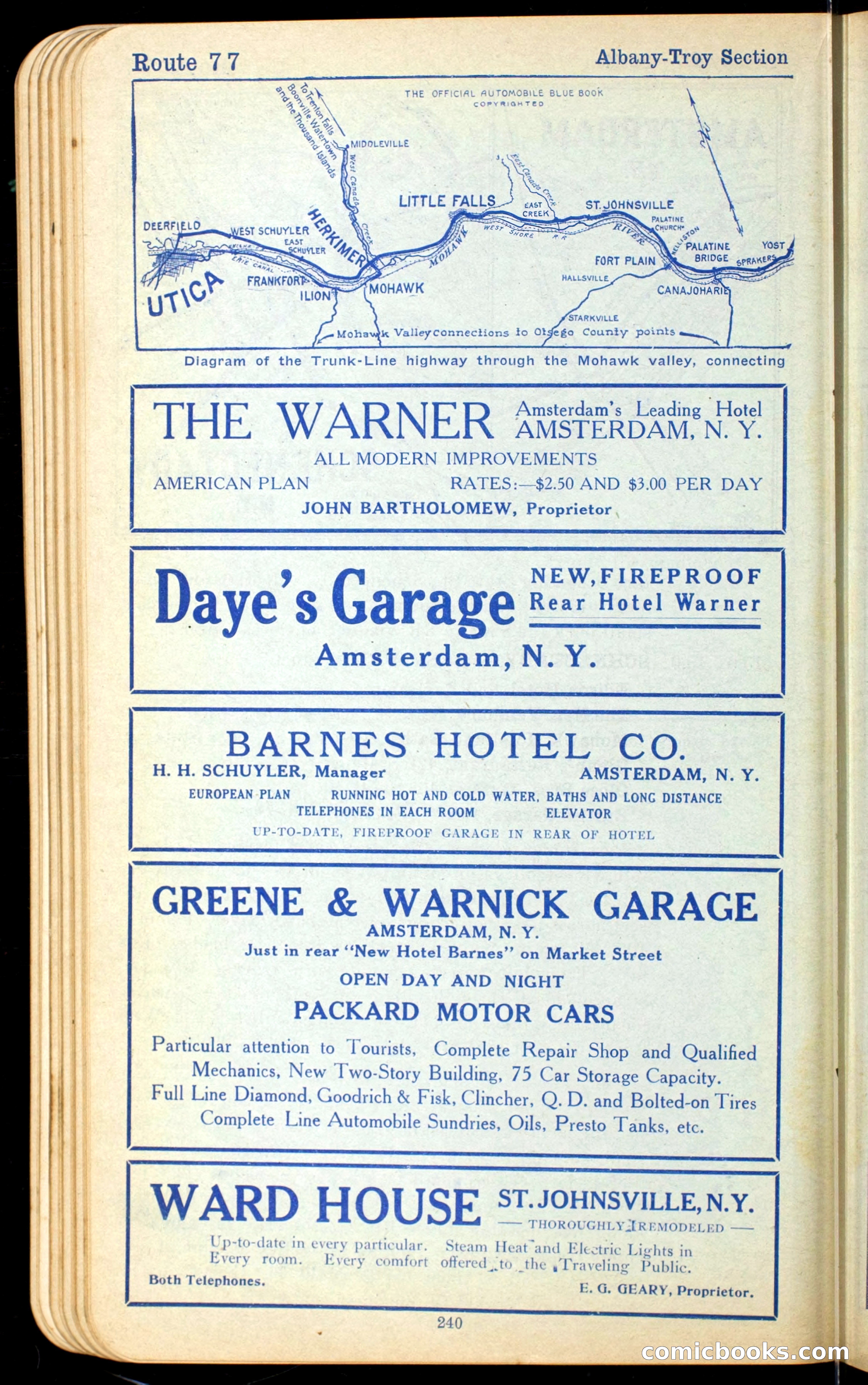 The Automobile Official Blue Book, 1910 — page 256 of 400