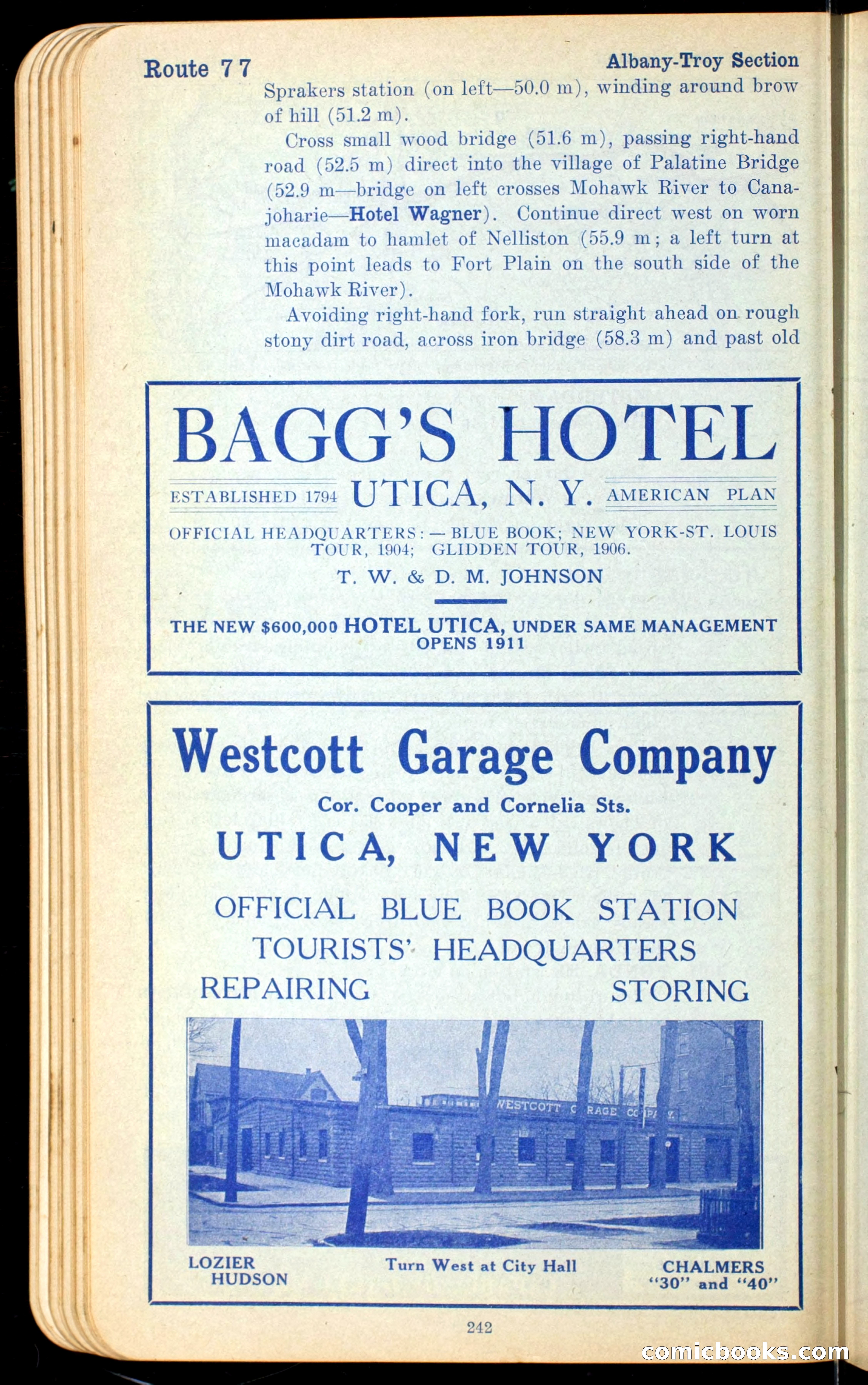 The Automobile Official Blue Book, 1910 — page 258 of 400