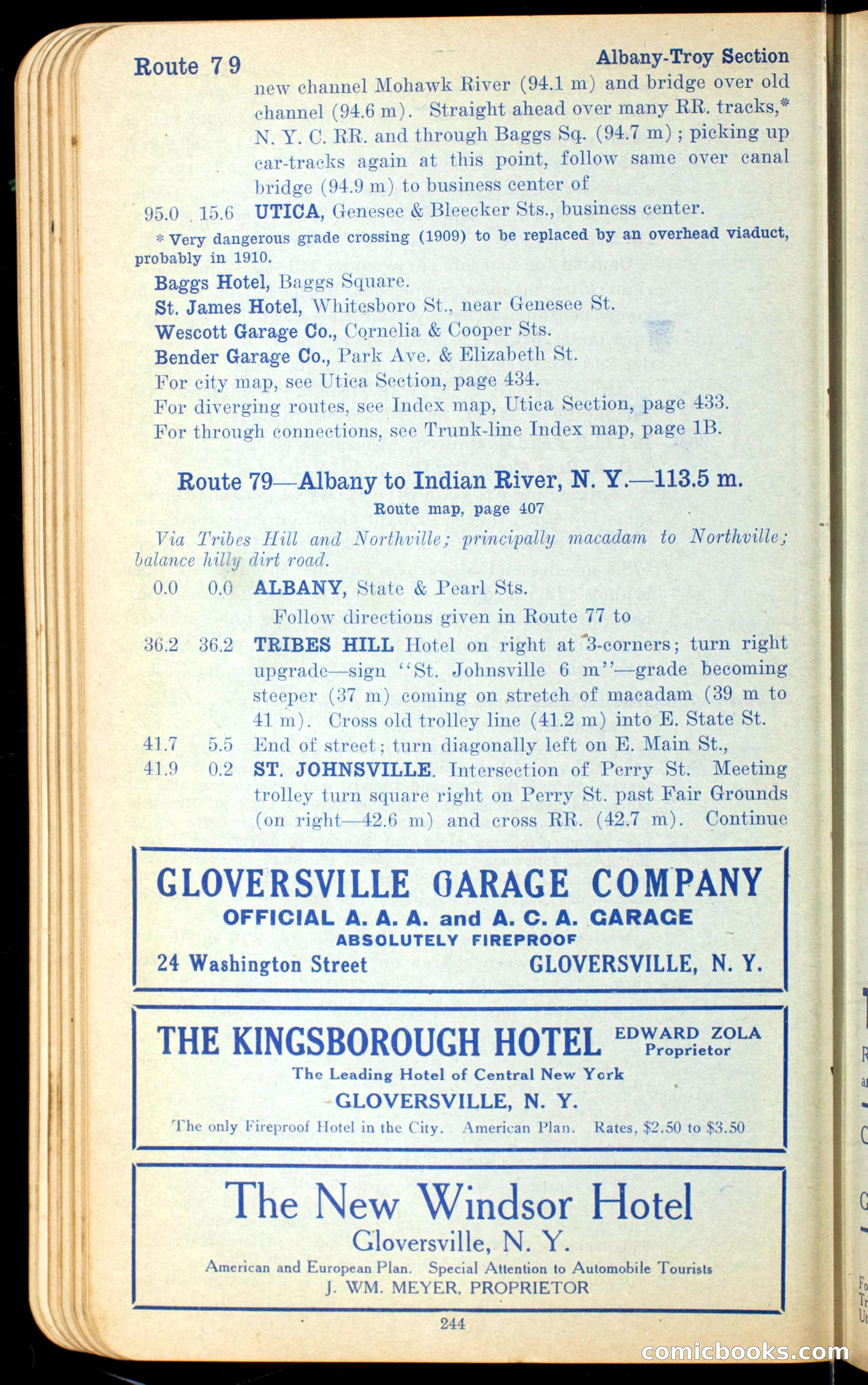 The Automobile Official Blue Book, 1910 — page 260 of 400