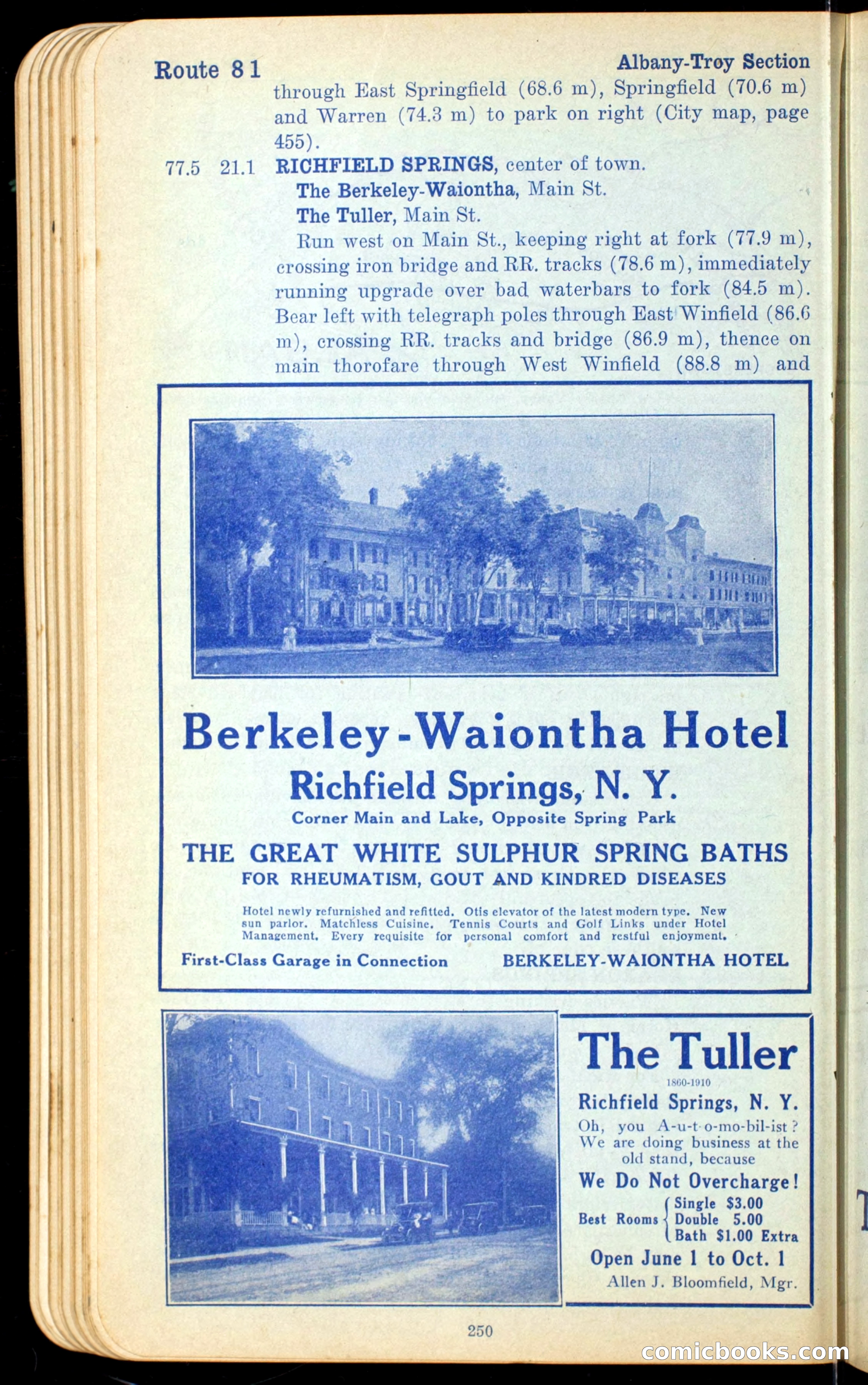 The Automobile Official Blue Book, 1910 — page 264 of 400
