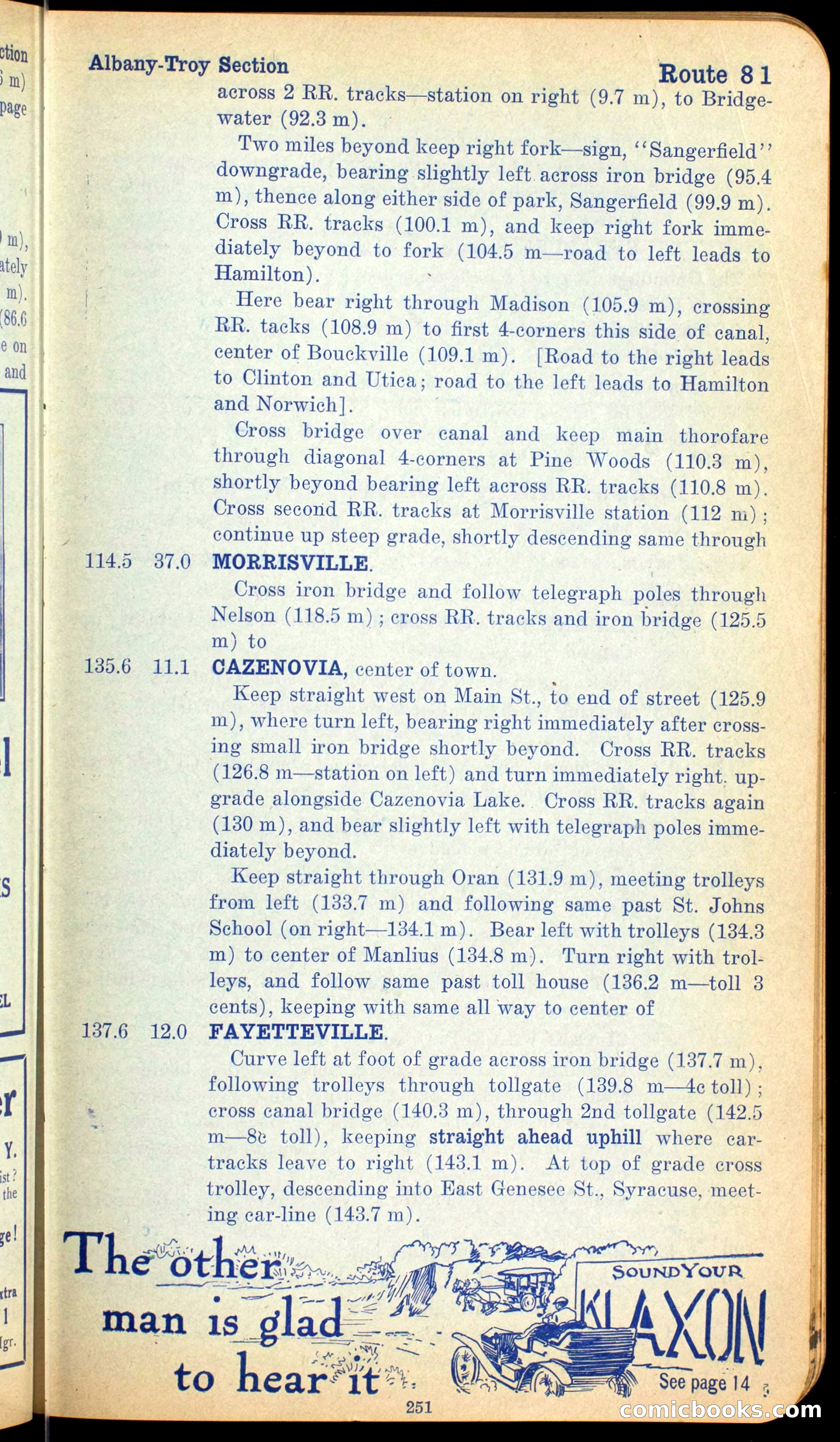 The Automobile Official Blue Book, 1910 — page 265 of 400