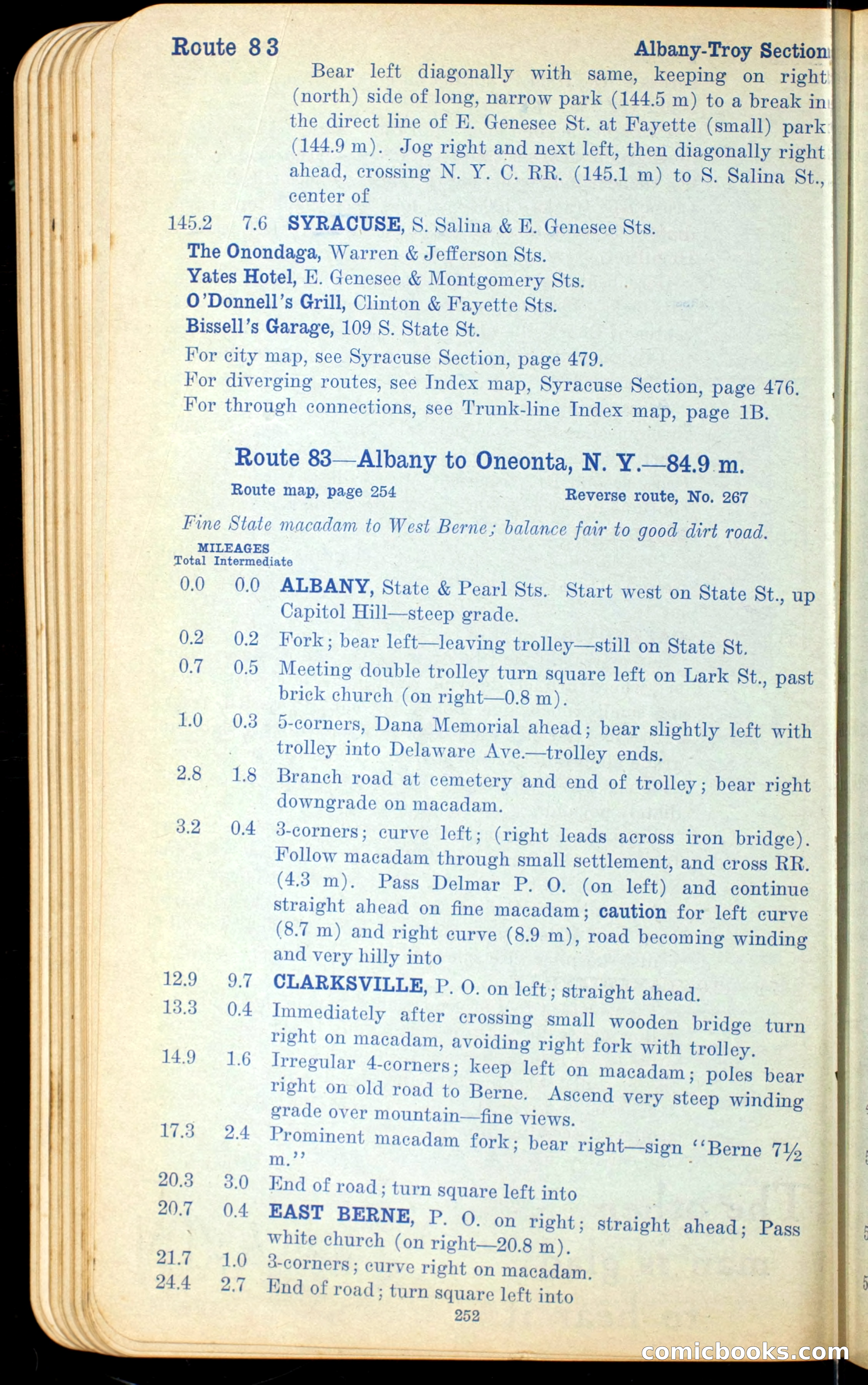 The Automobile Official Blue Book, 1910 — page 266 of 400