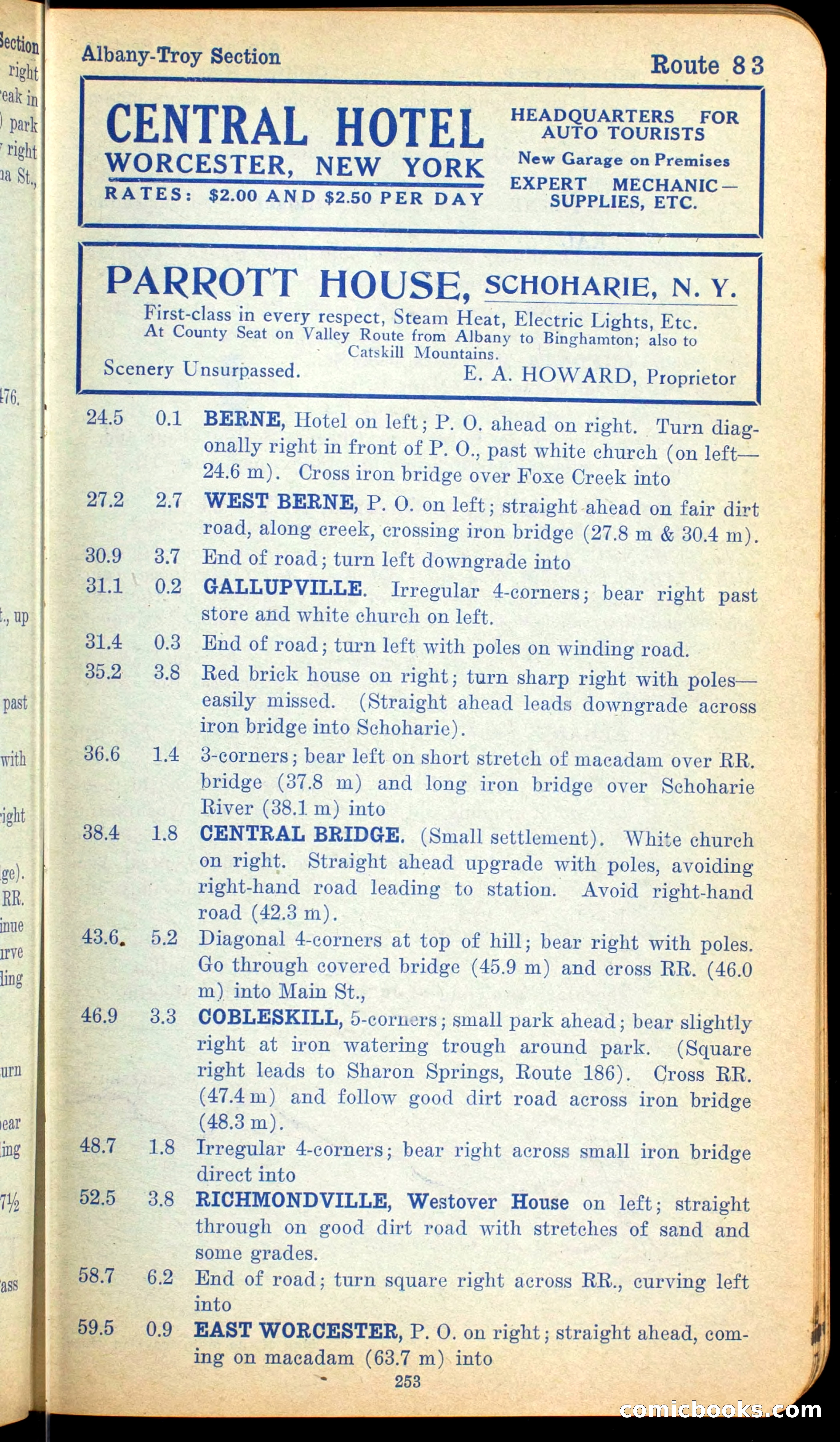 The Automobile Official Blue Book, 1910 — page 267 of 400