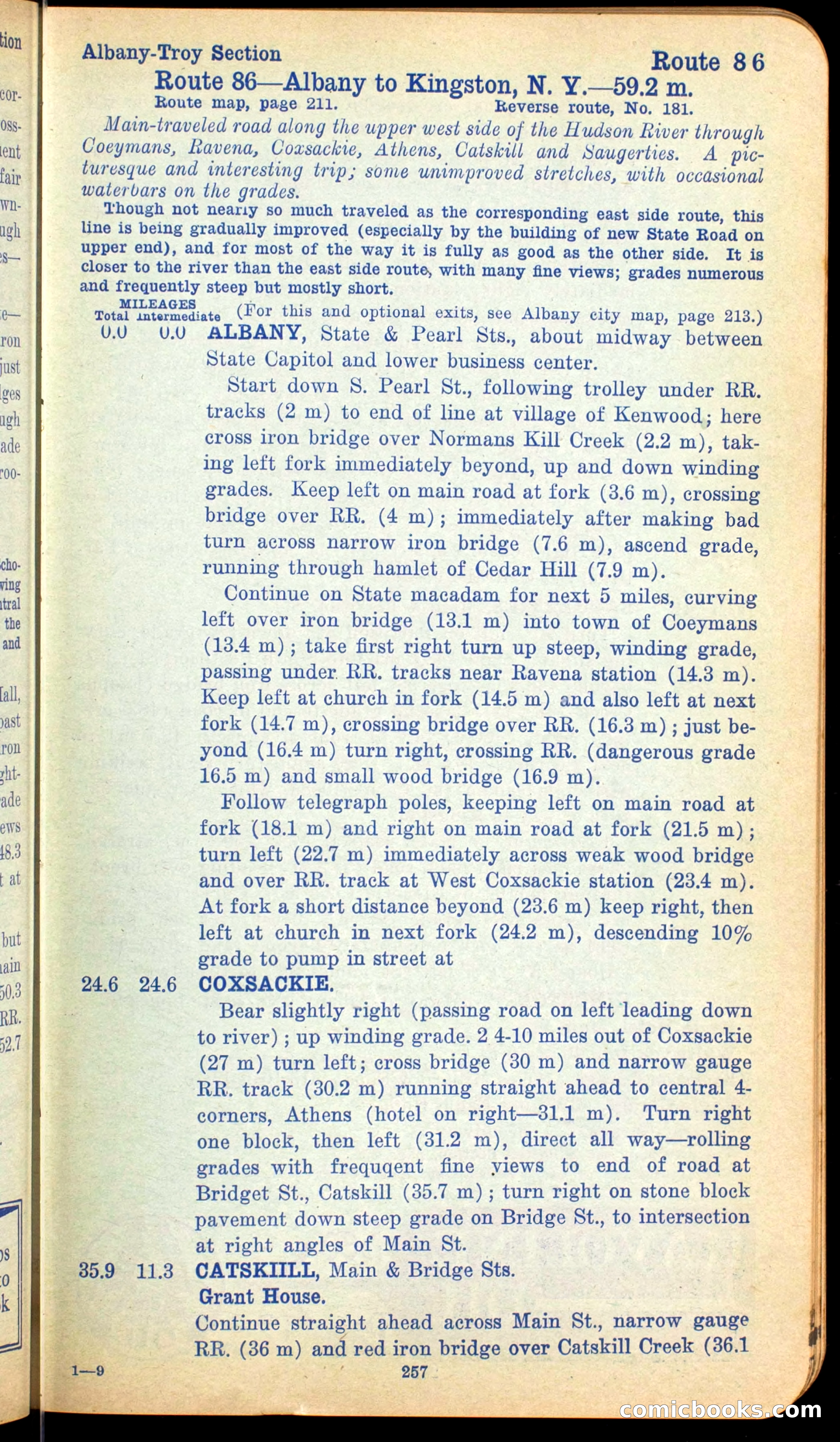 The Automobile Official Blue Book, 1910 — page 271 of 400