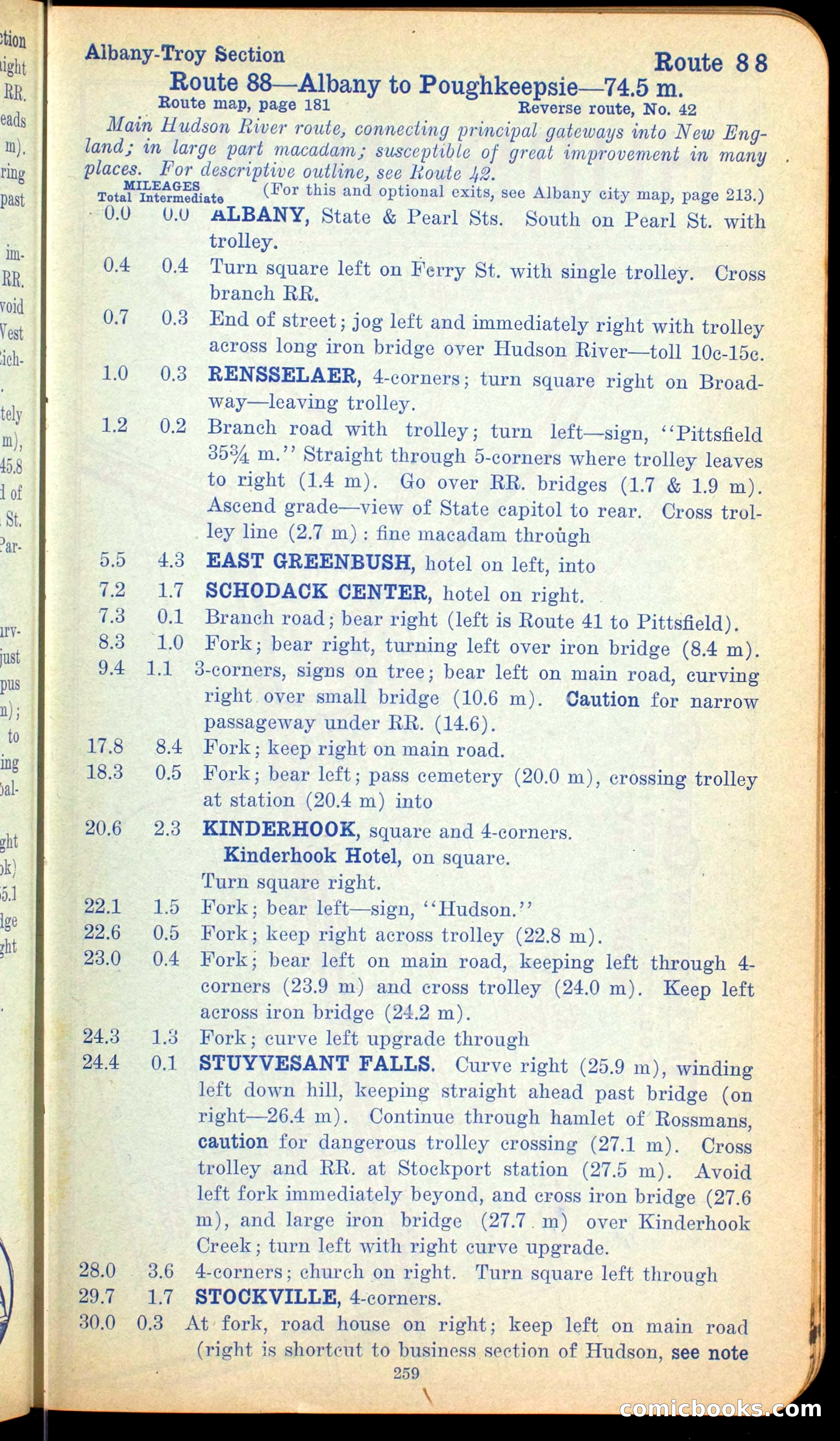 The Automobile Official Blue Book, 1910 — page 273 of 400