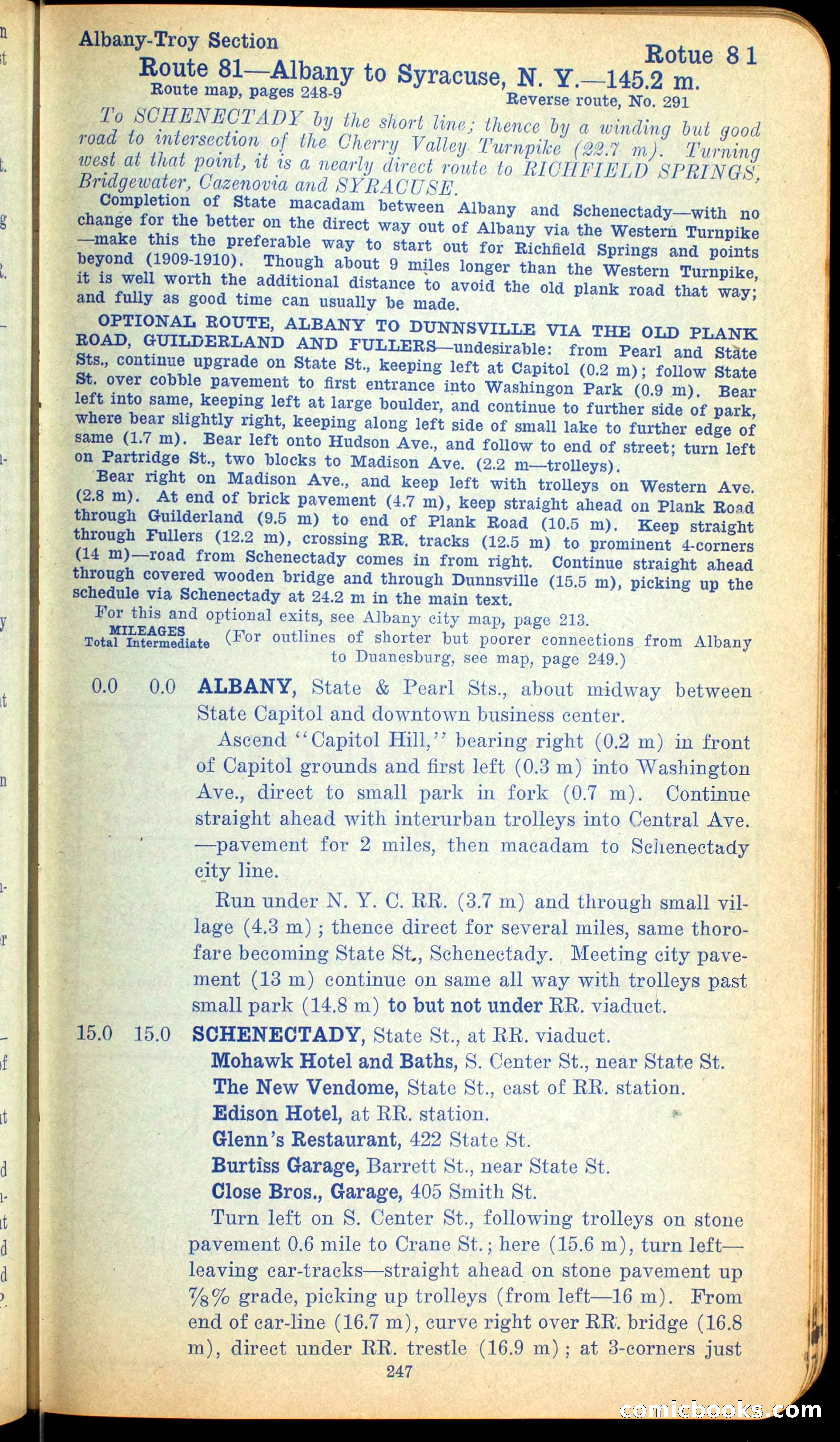 The Automobile Official Blue Book, 1910 — page 275 of 400