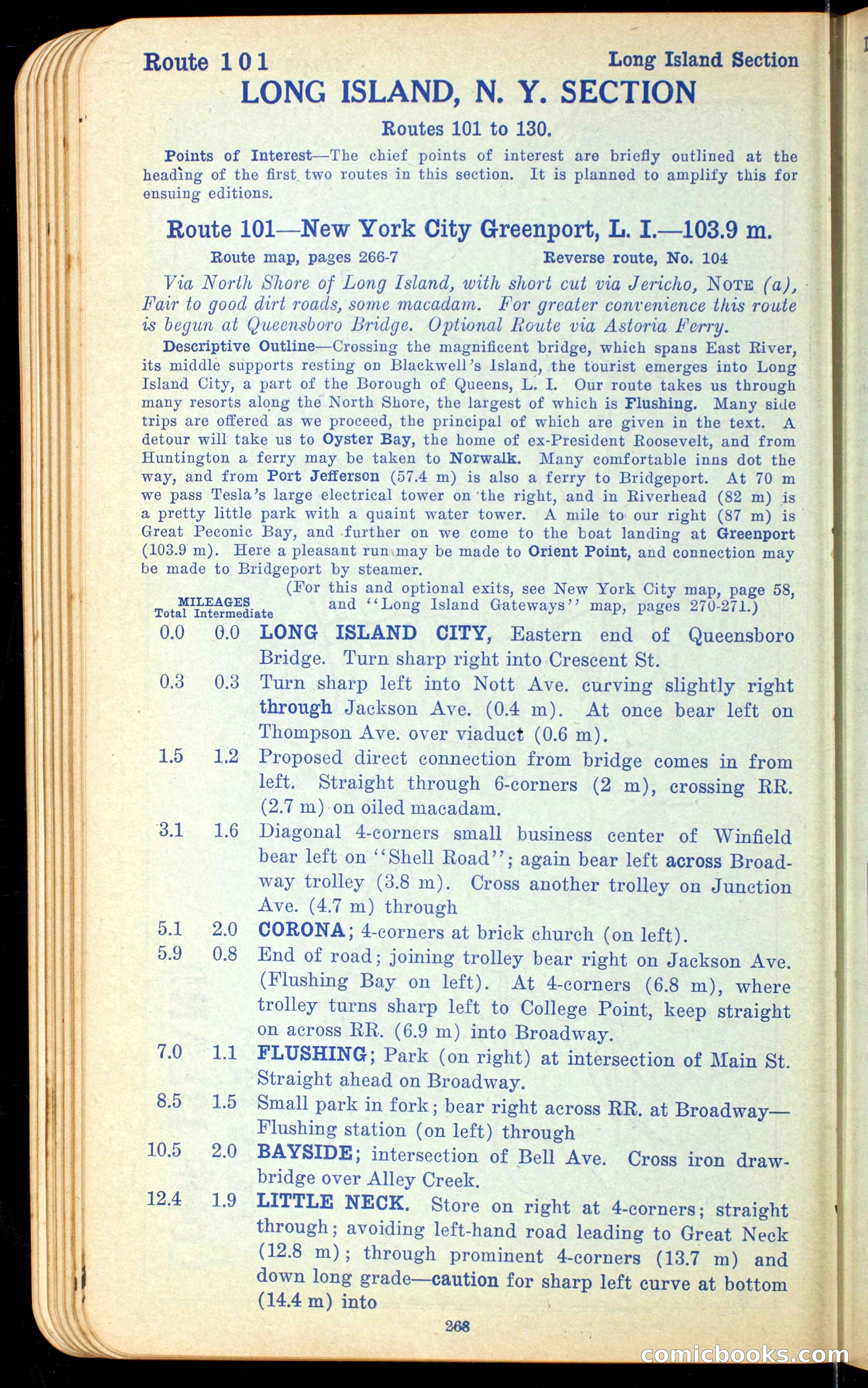 The Automobile Official Blue Book, 1910 — page 284 of 400