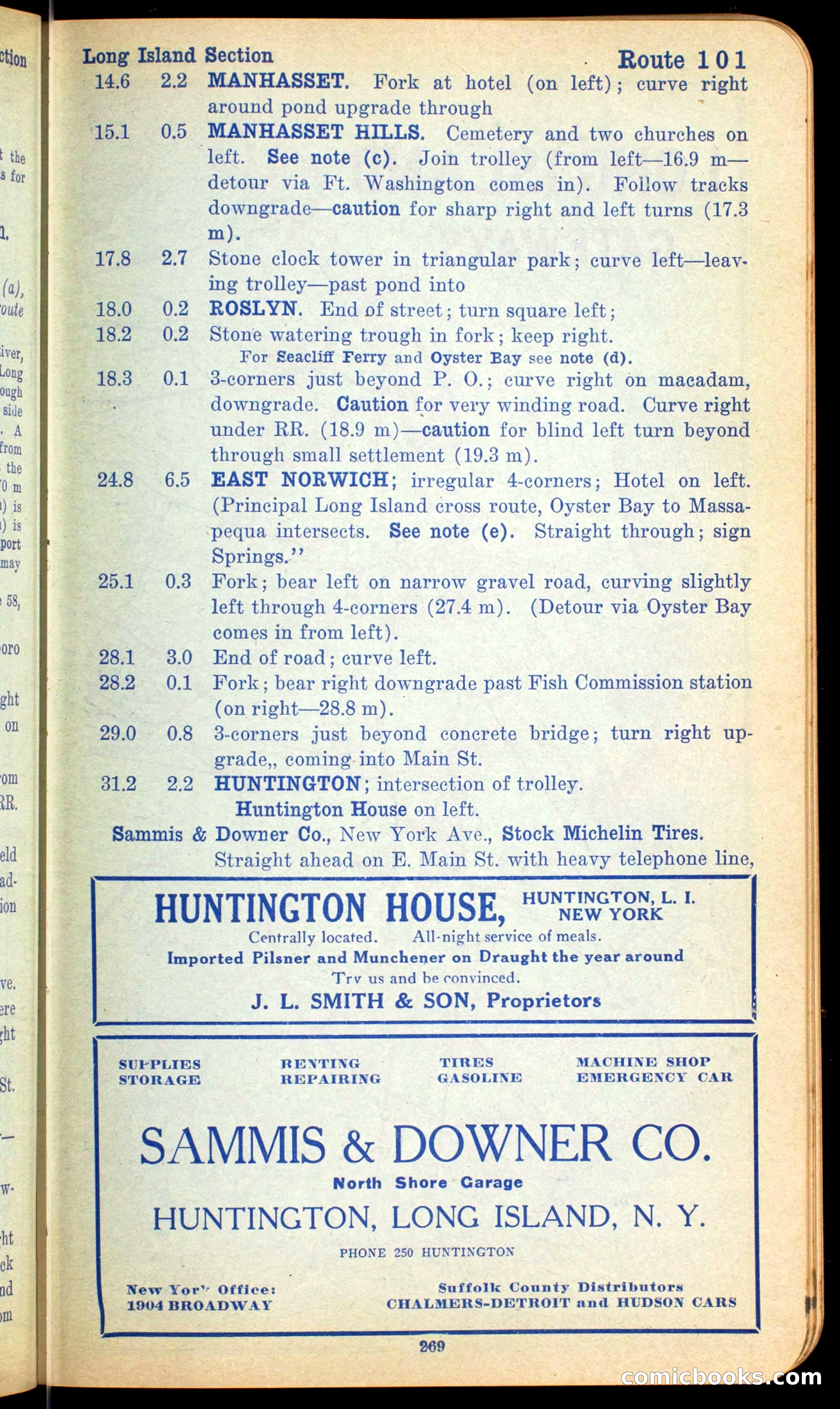 The Automobile Official Blue Book, 1910 — page 285 of 400