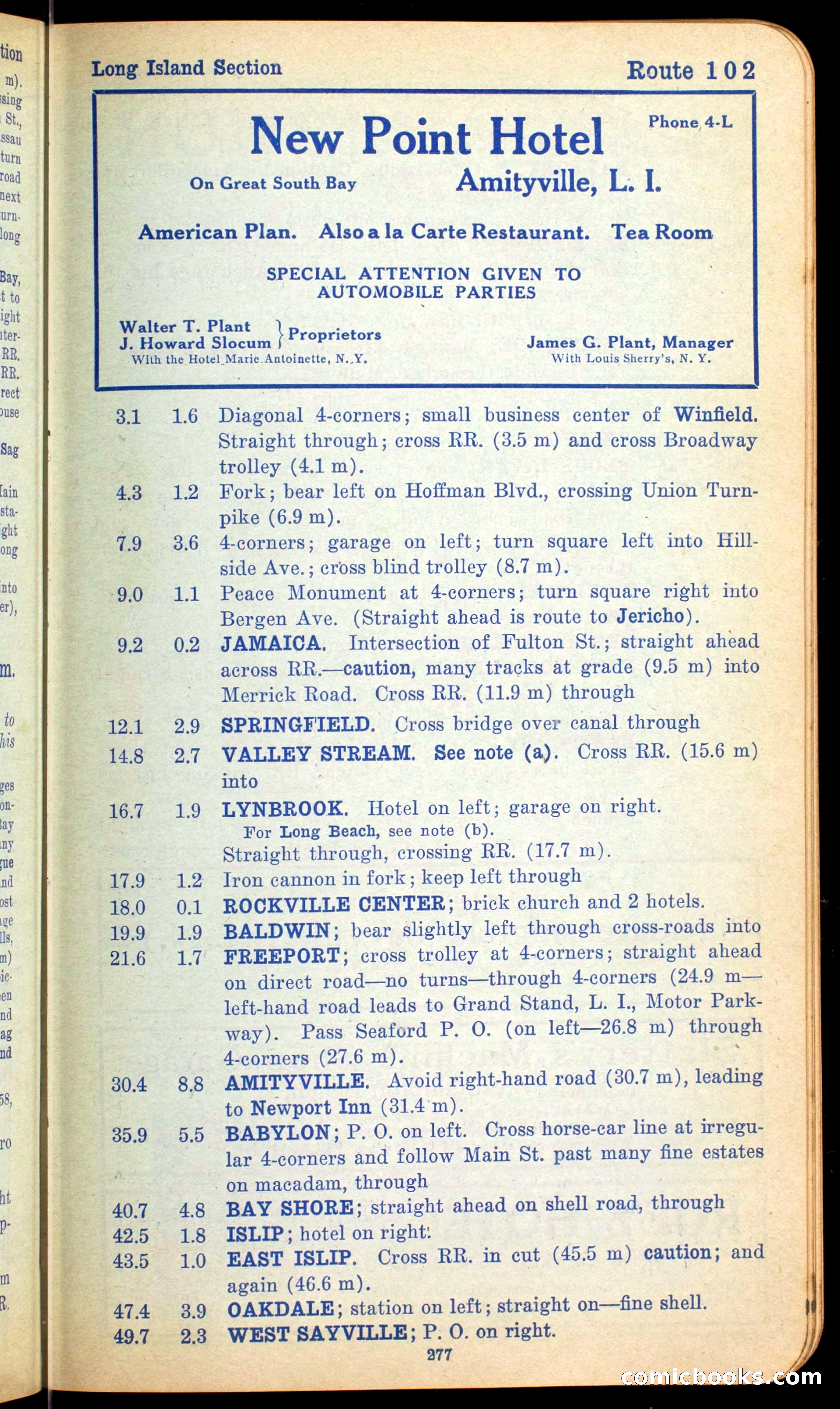The Automobile Official Blue Book, 1910 — page 293 of 400