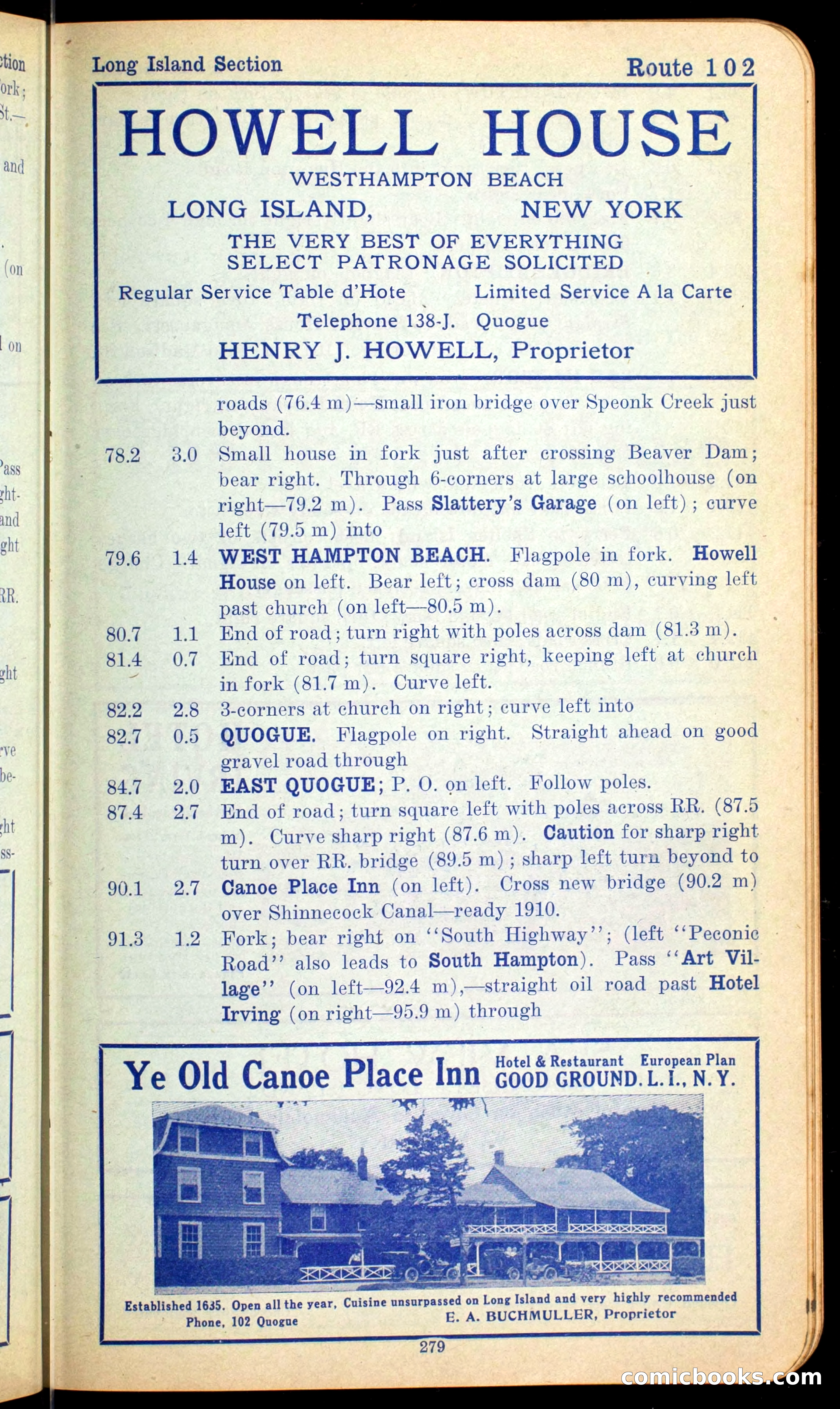 The Automobile Official Blue Book, 1910 — page 295 of 400
