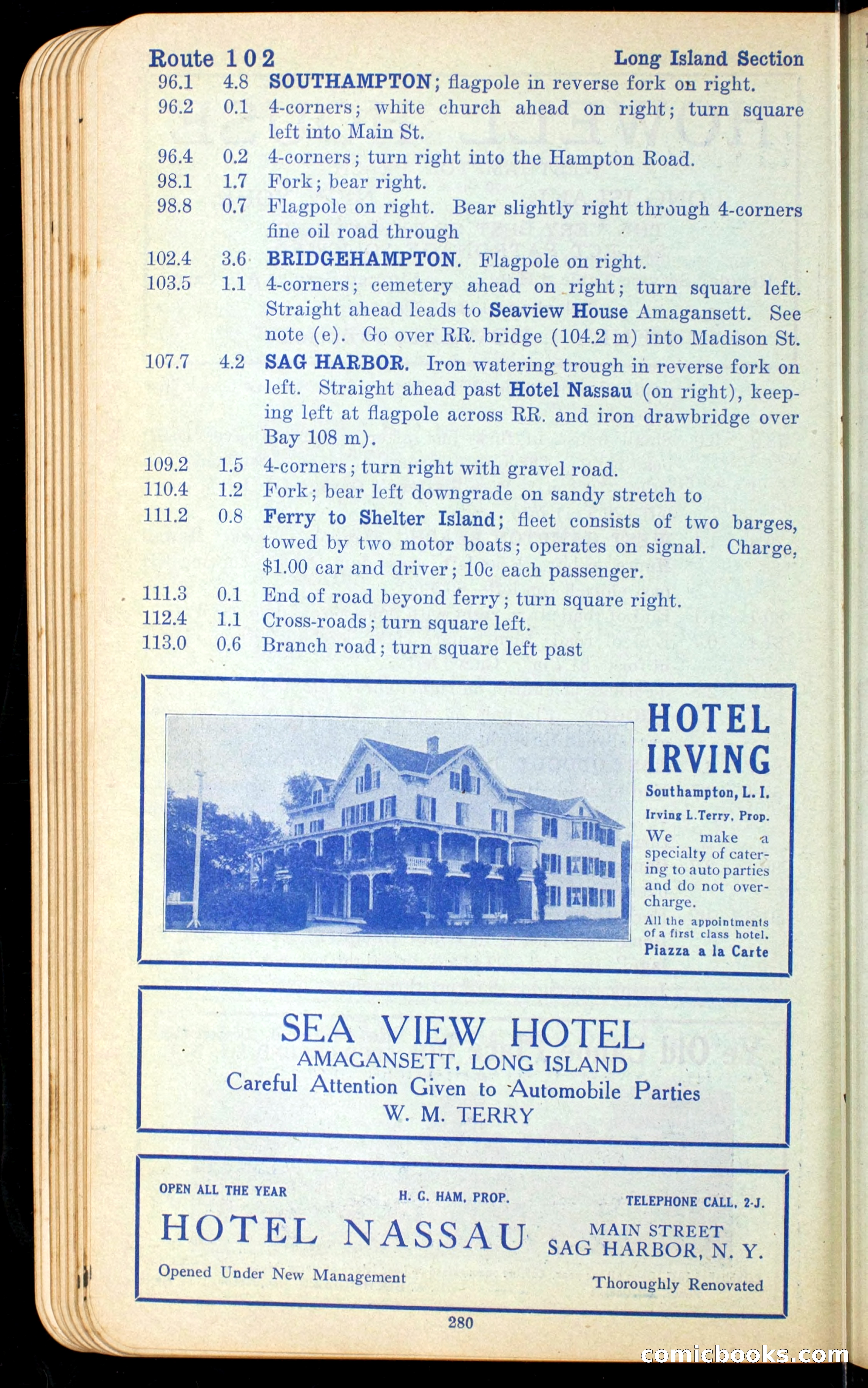 The Automobile Official Blue Book, 1910 — page 296 of 400