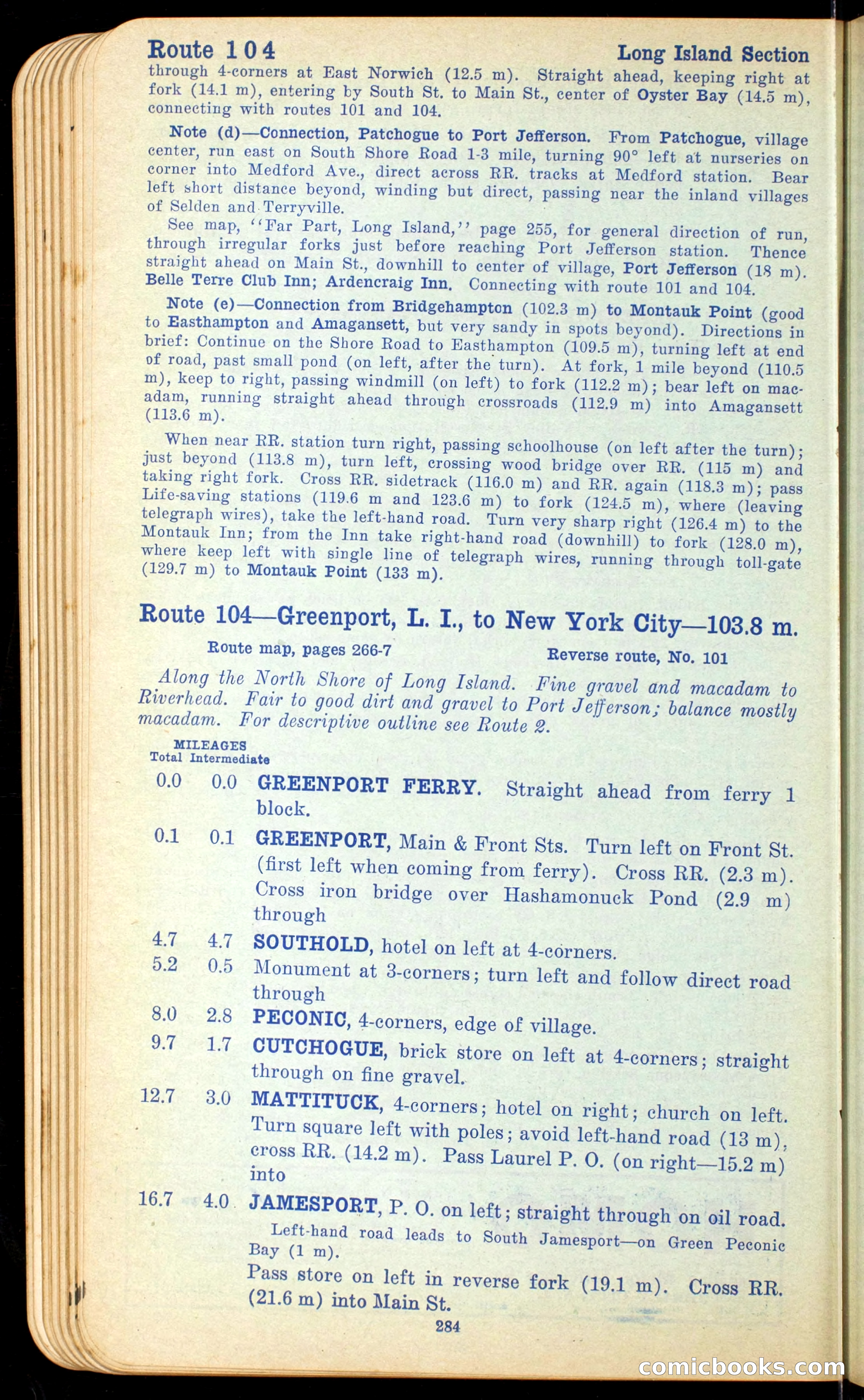 The Automobile Official Blue Book, 1910 — page 300 of 400