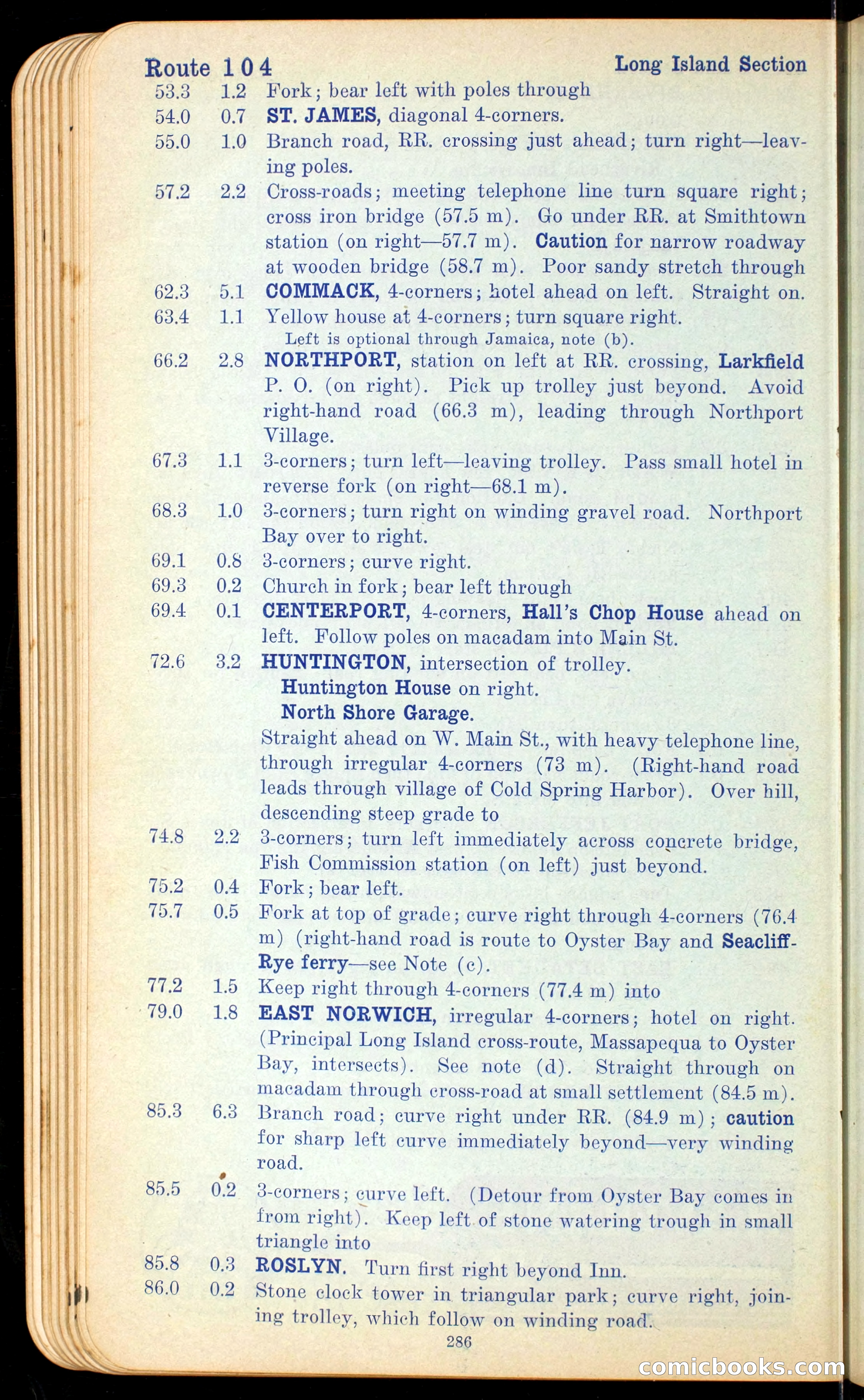 The Automobile Official Blue Book, 1910 — page 302 of 400