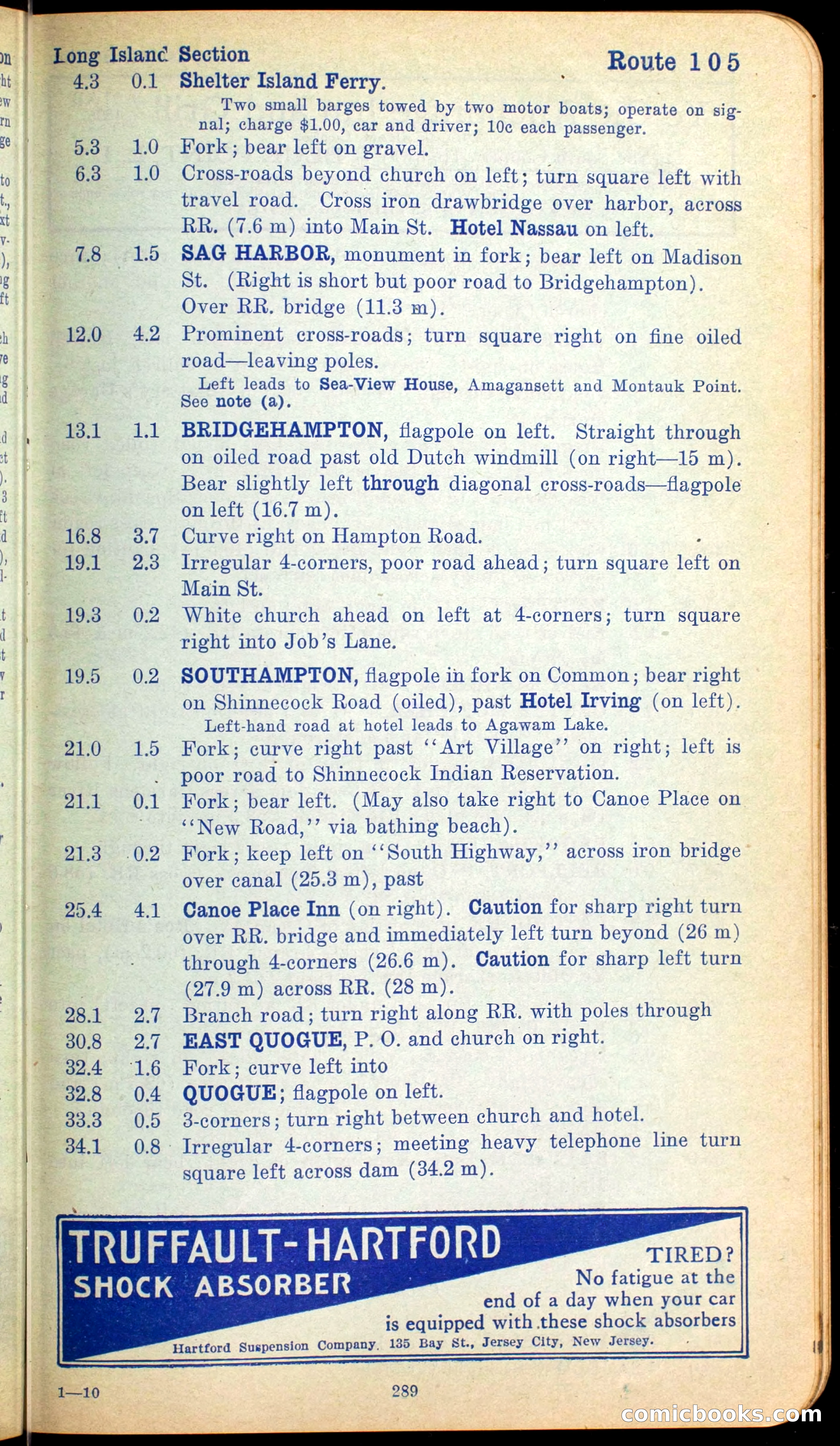 The Automobile Official Blue Book, 1910 — page 305 of 400