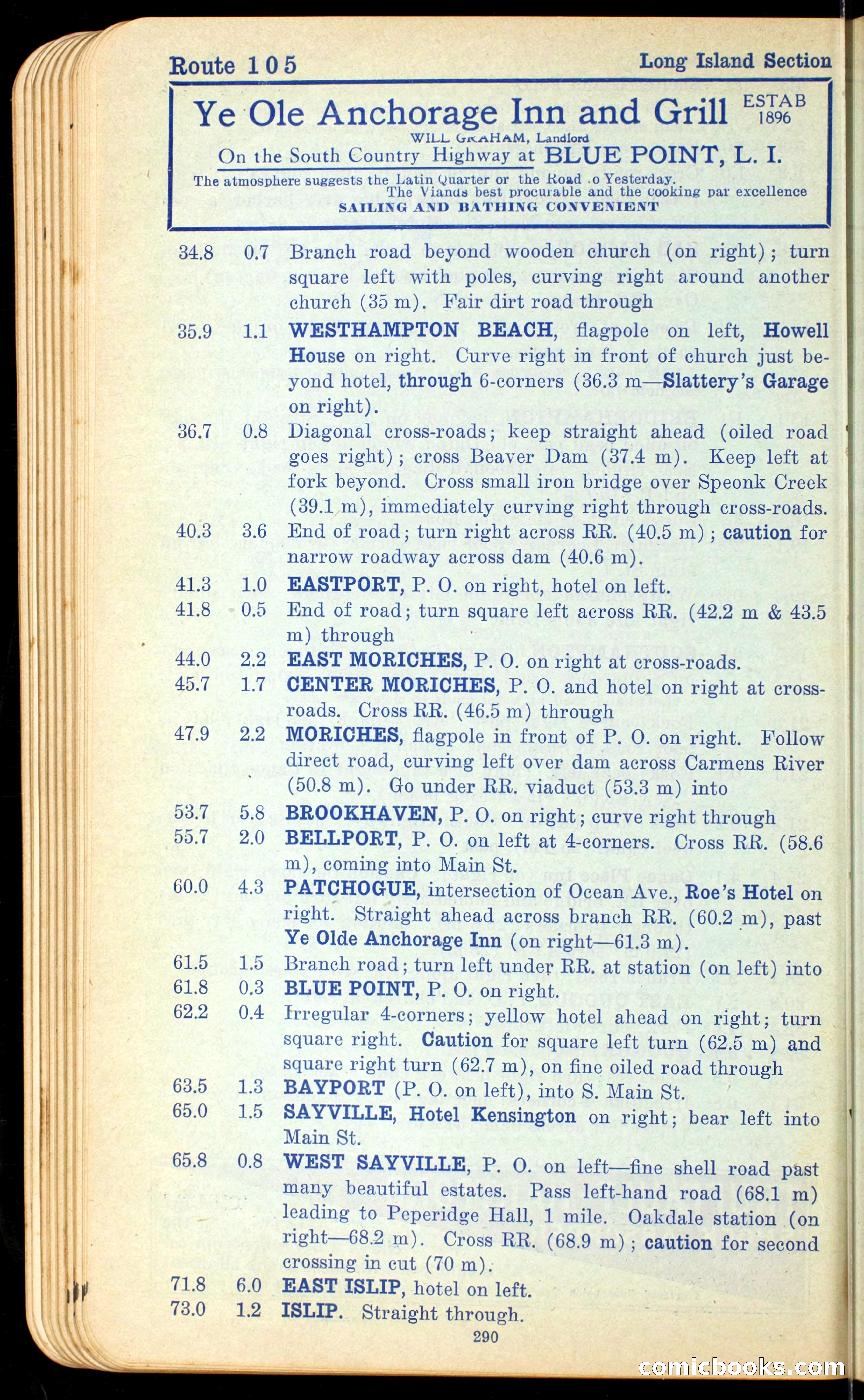 The Automobile Official Blue Book, 1910 — page 306 of 400