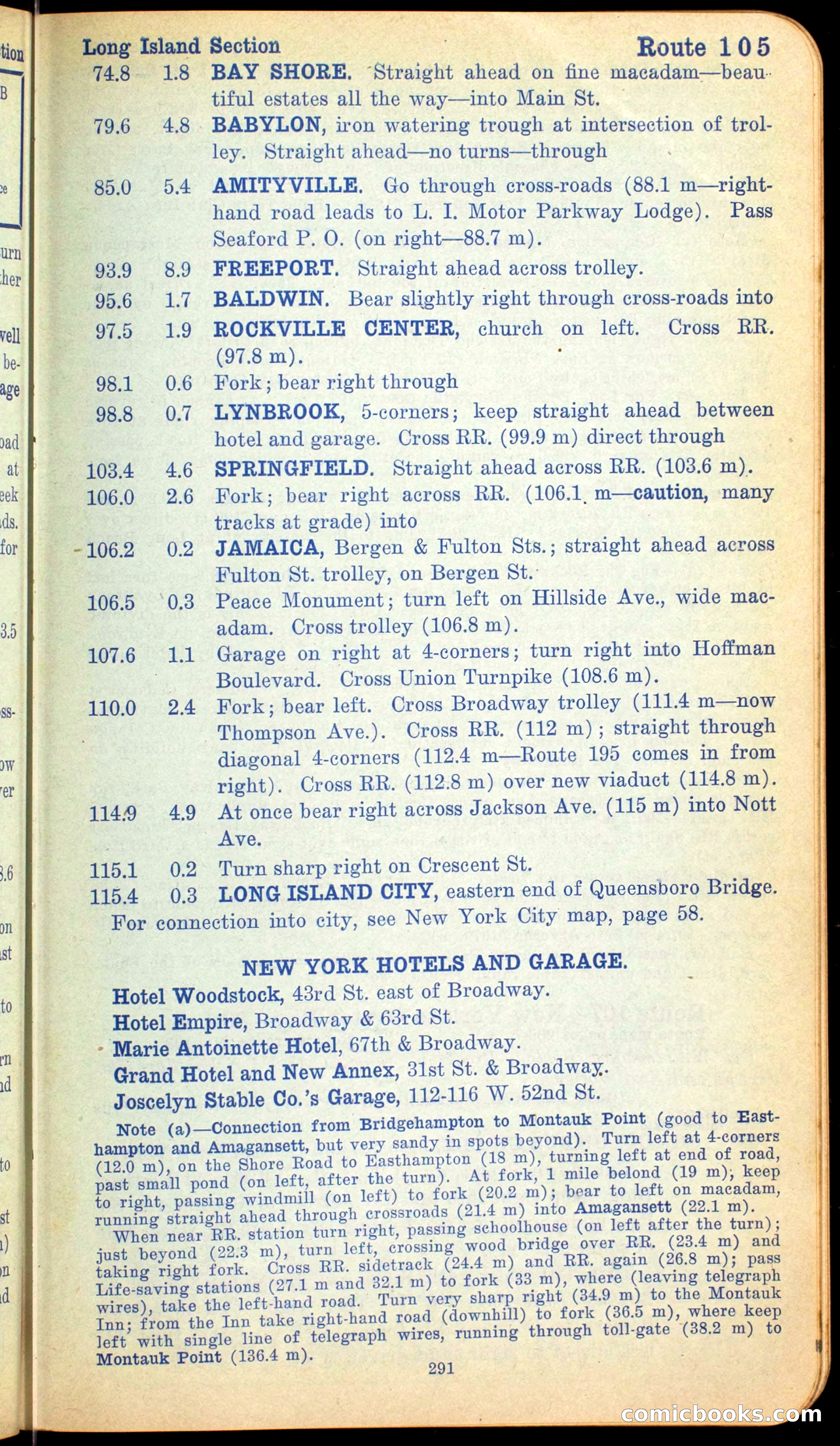 The Automobile Official Blue Book, 1910 — page 307 of 400
