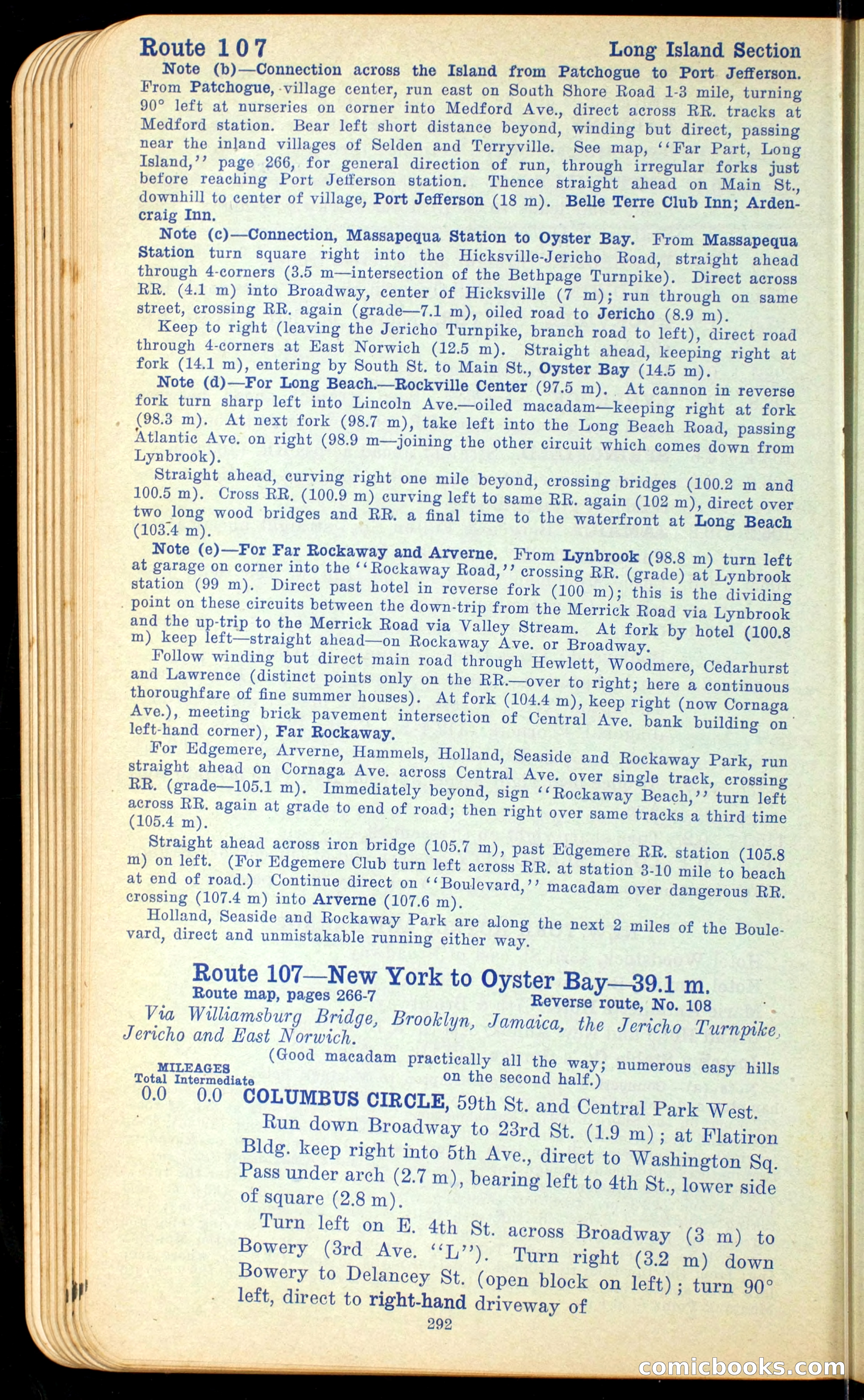 The Automobile Official Blue Book, 1910 — page 308 of 400