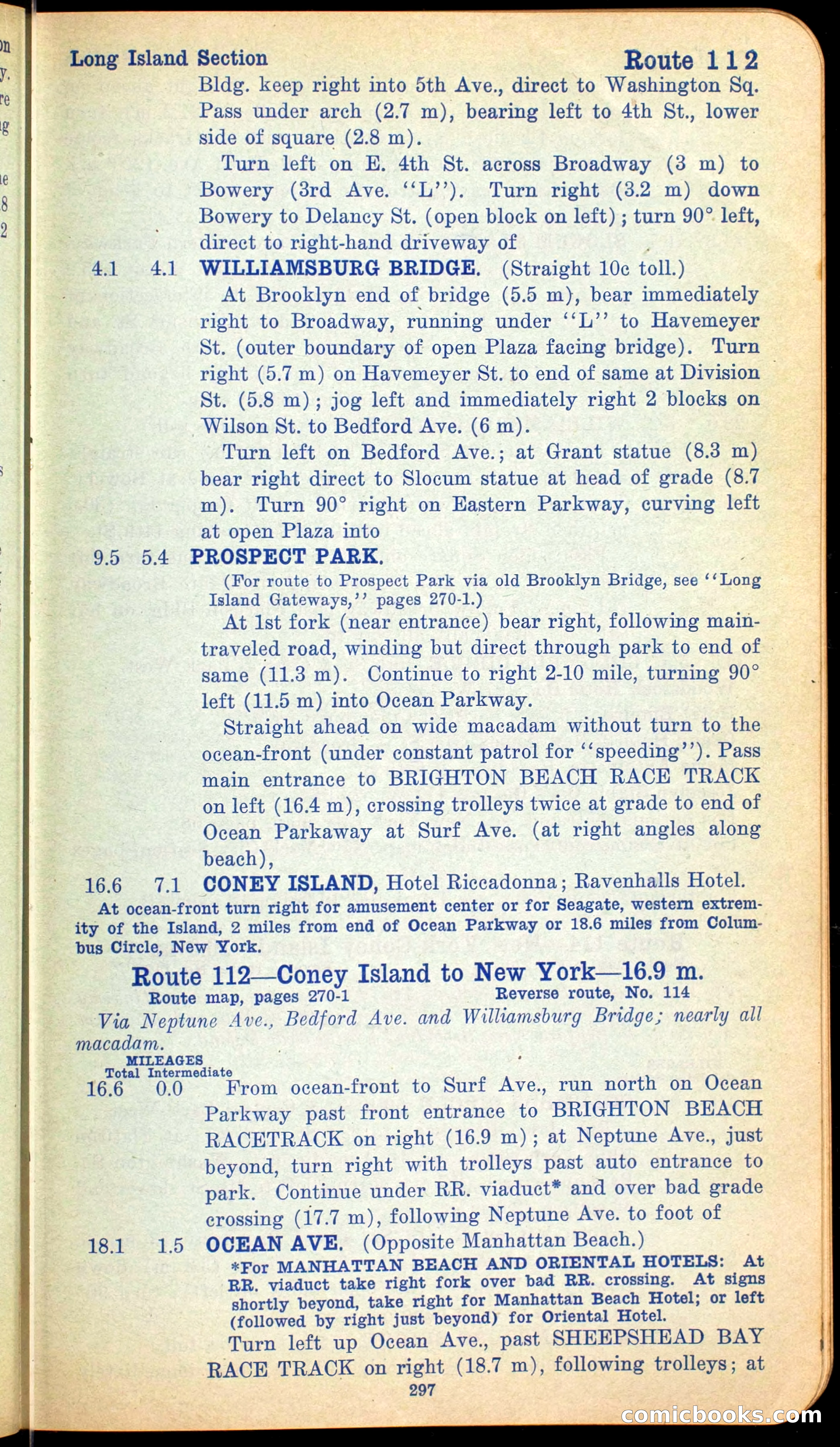 The Automobile Official Blue Book, 1910 — page 313 of 400