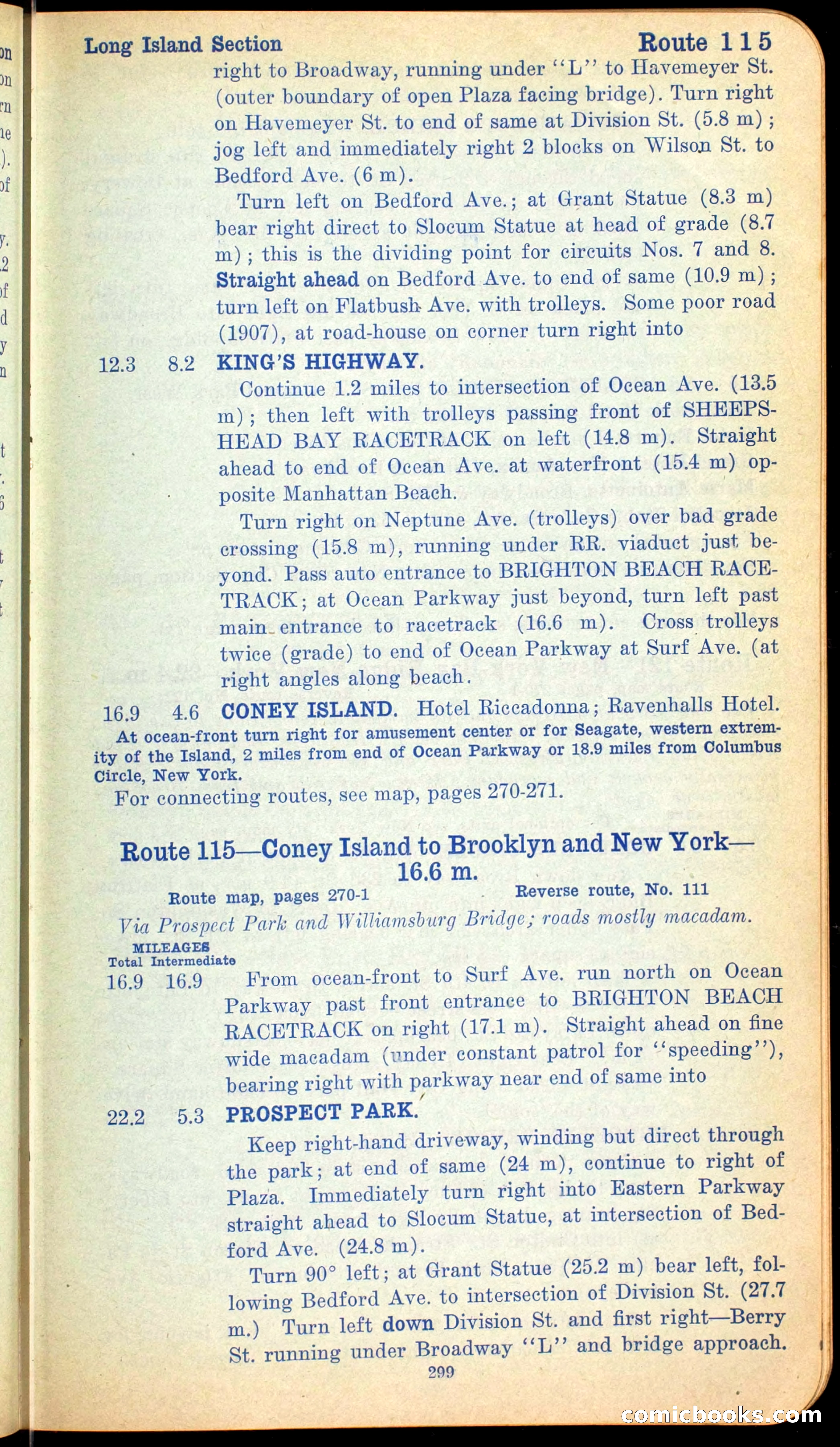 The Automobile Official Blue Book, 1910 — page 315 of 400