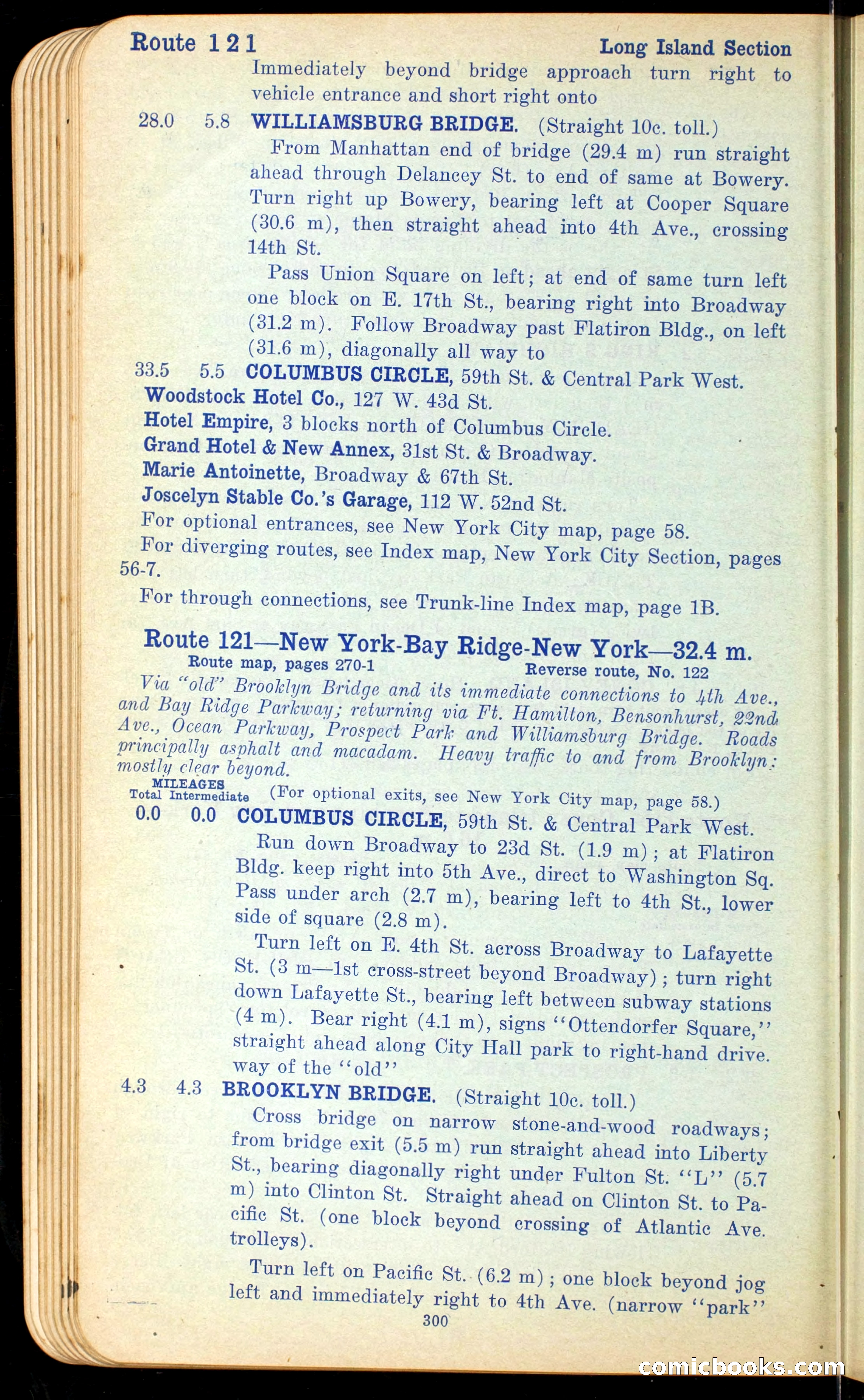The Automobile Official Blue Book, 1910 — page 316 of 400