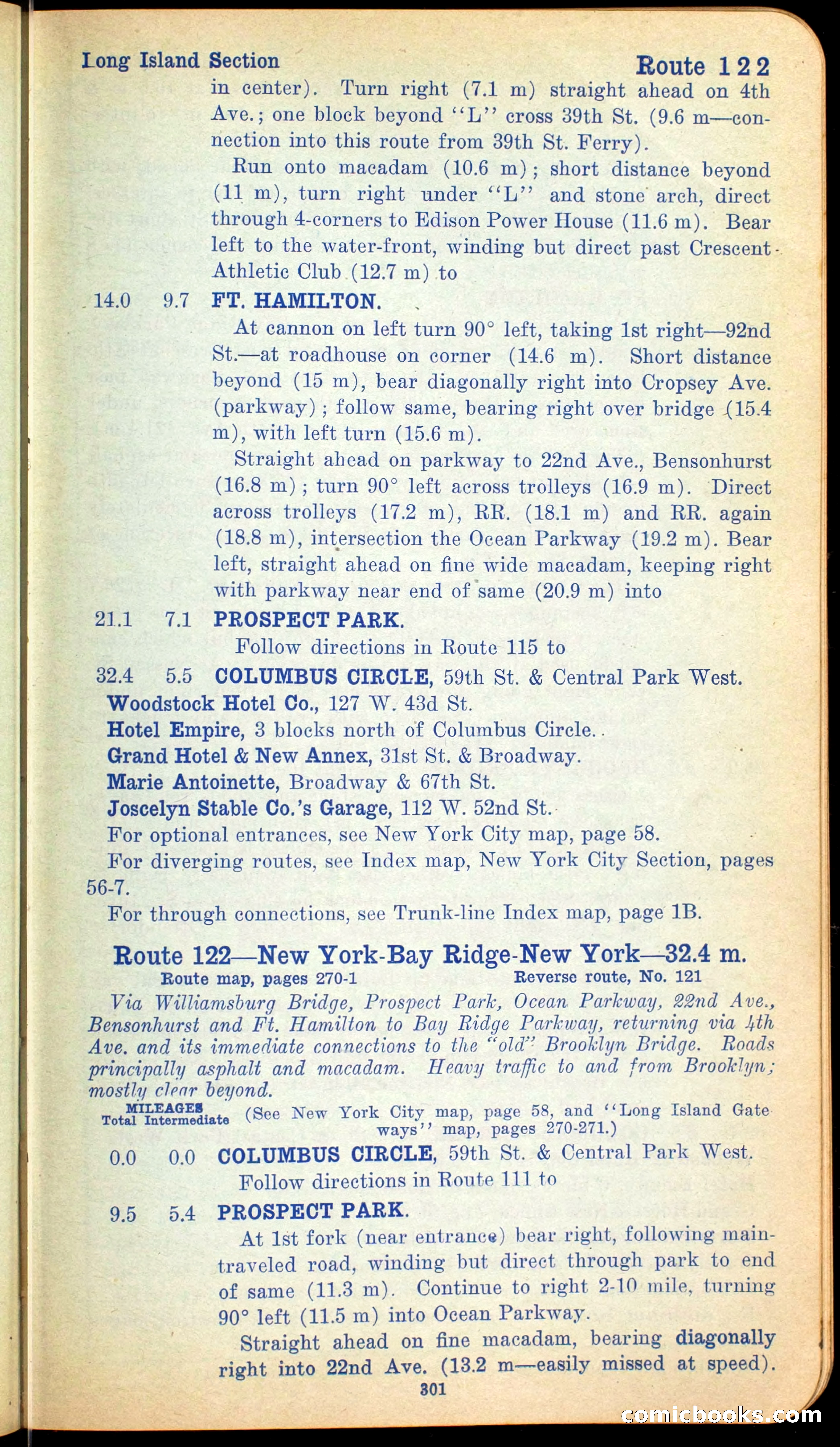 The Automobile Official Blue Book, 1910 — page 317 of 400