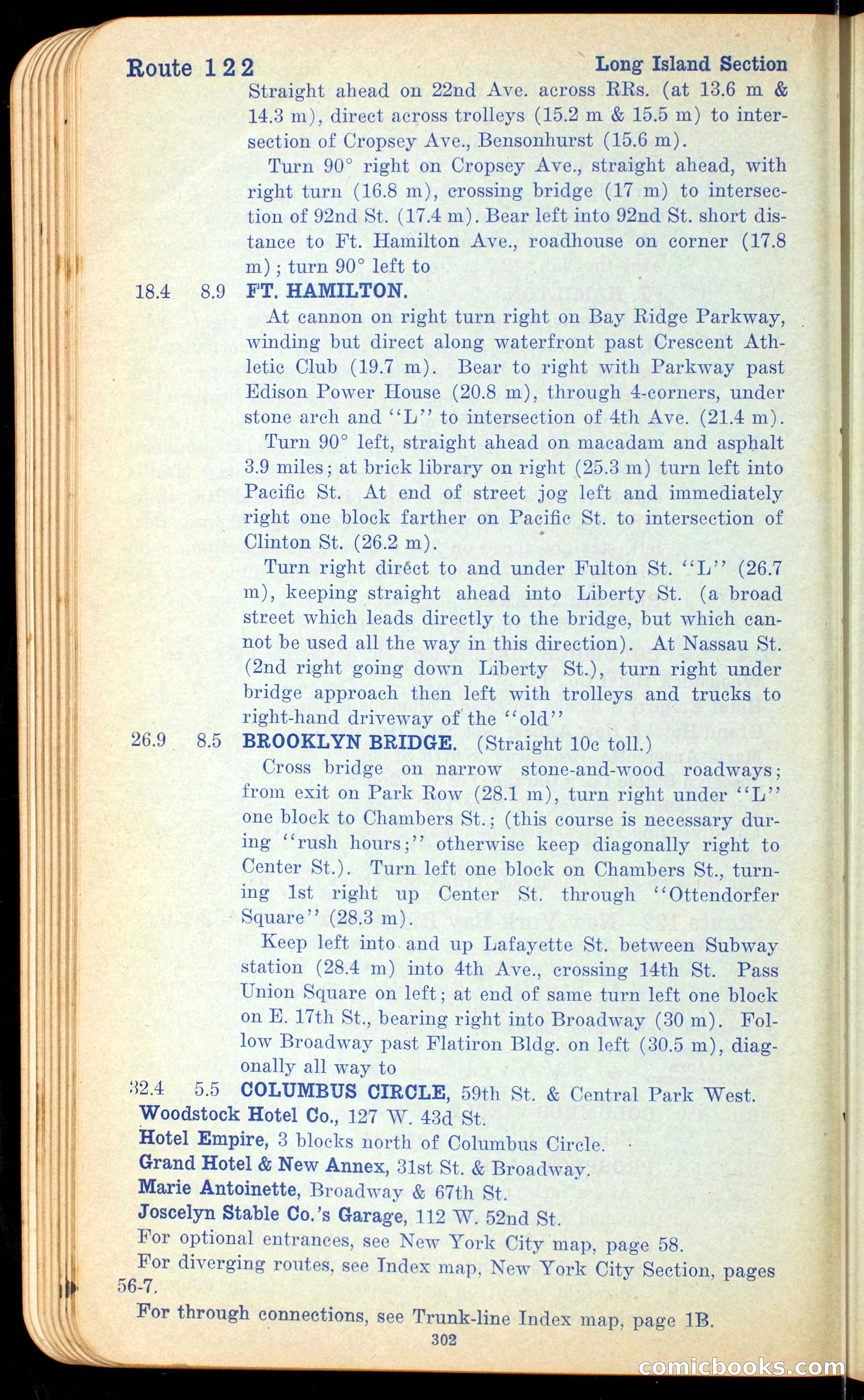 The Automobile Official Blue Book, 1910 — page 318 of 400