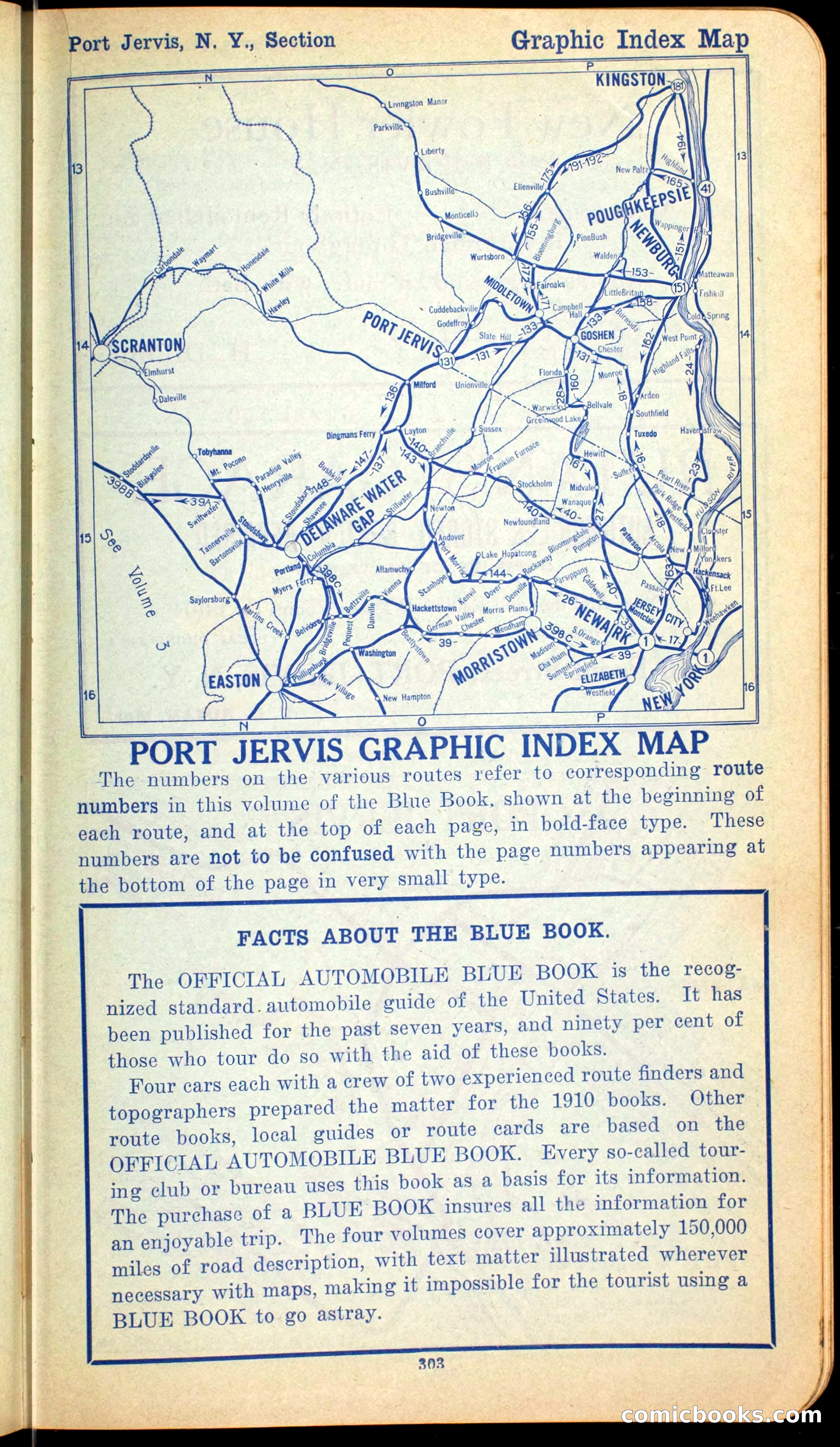 The Automobile Official Blue Book, 1910 — page 319 of 400