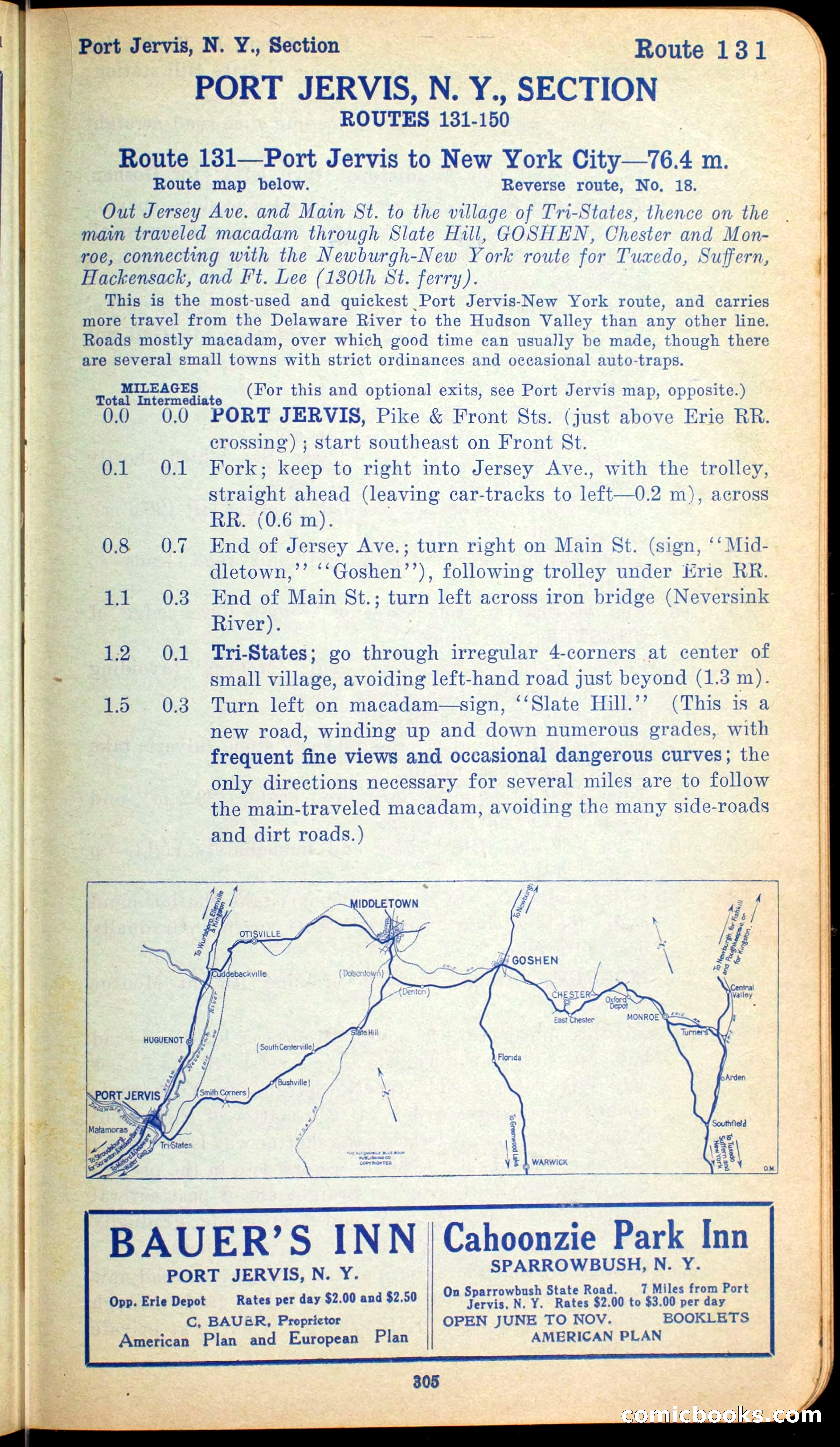 The Automobile Official Blue Book, 1910 — page 321 of 400