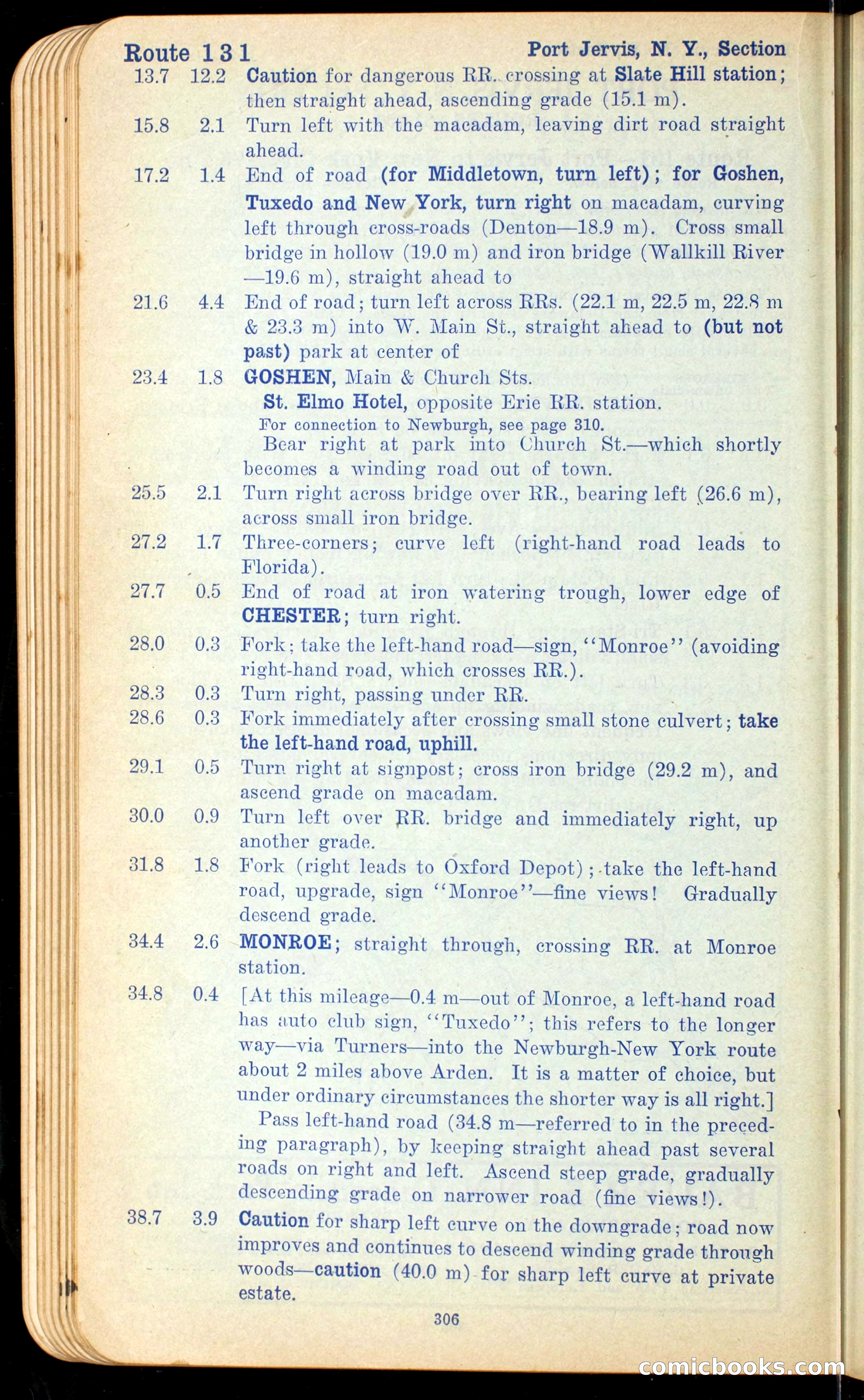 The Automobile Official Blue Book, 1910 — page 322 of 400